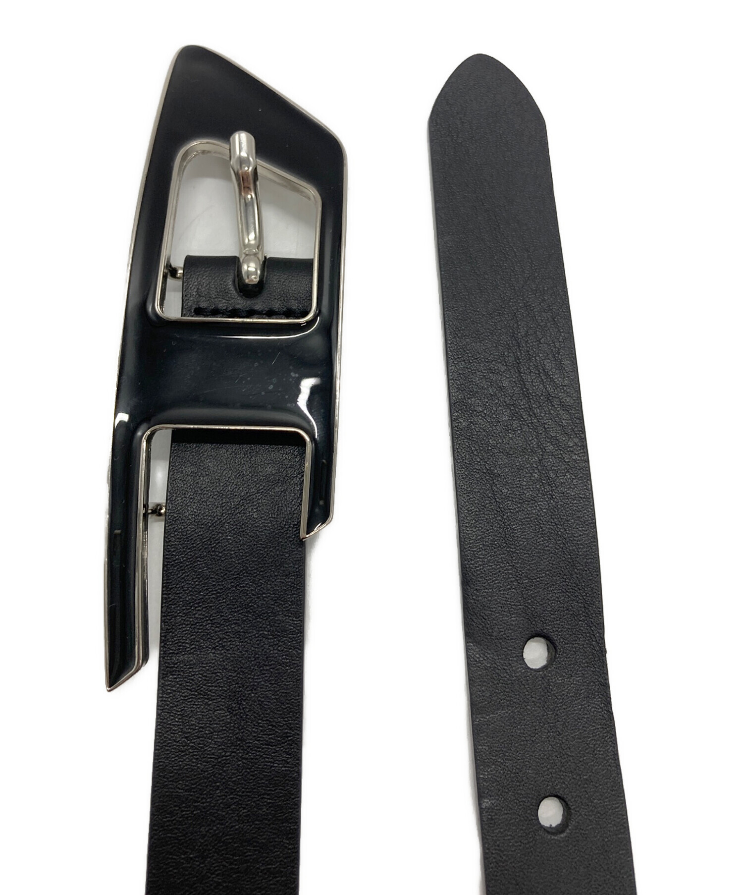 中古・古着通販】DIESEL (ディーゼル) B-DLOGOレザー ベルト ブラック