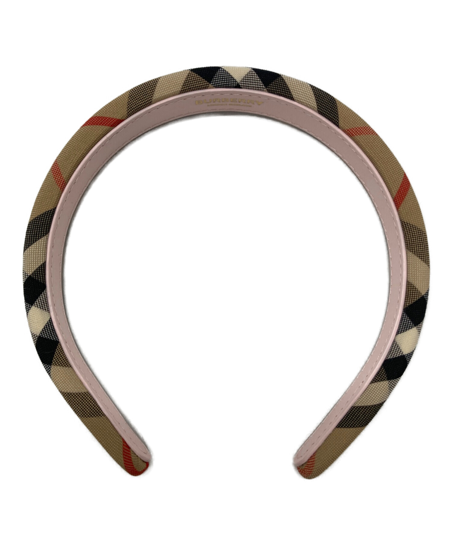 BURBERRY バーバリー 美品 カチューシャ ノバチェック ENGLAND 中古・古着通販】BURBERRY (バーバリー) ノバチェックカチューシャ