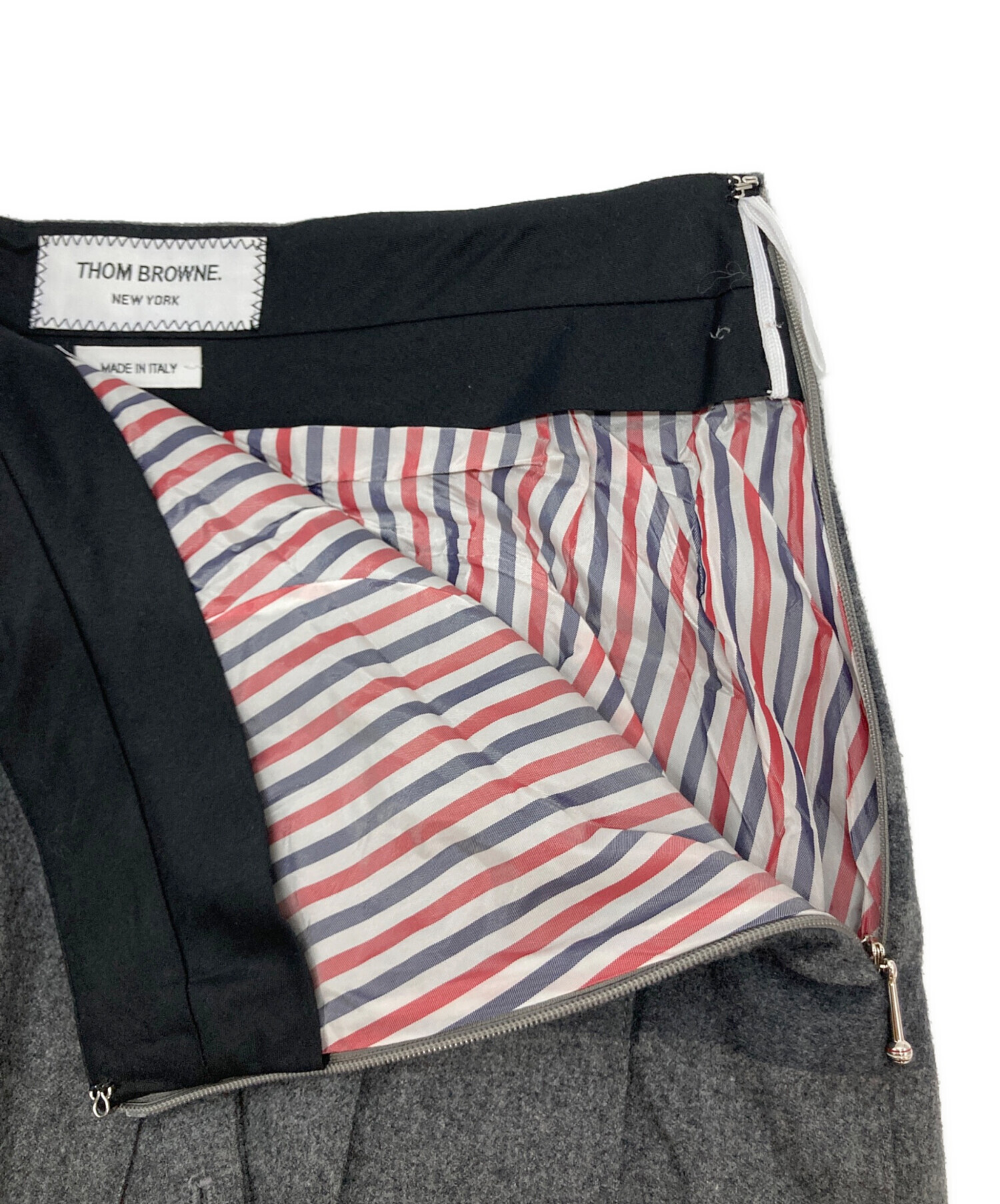 中古・古着通販】Thom Browne (トムブラウン) フランネル4-BARプリーツ