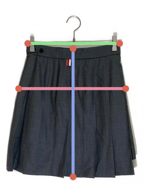 中古・古着通販】Thom Browne (トムブラウン) ツイル ひざ下 プリーツ