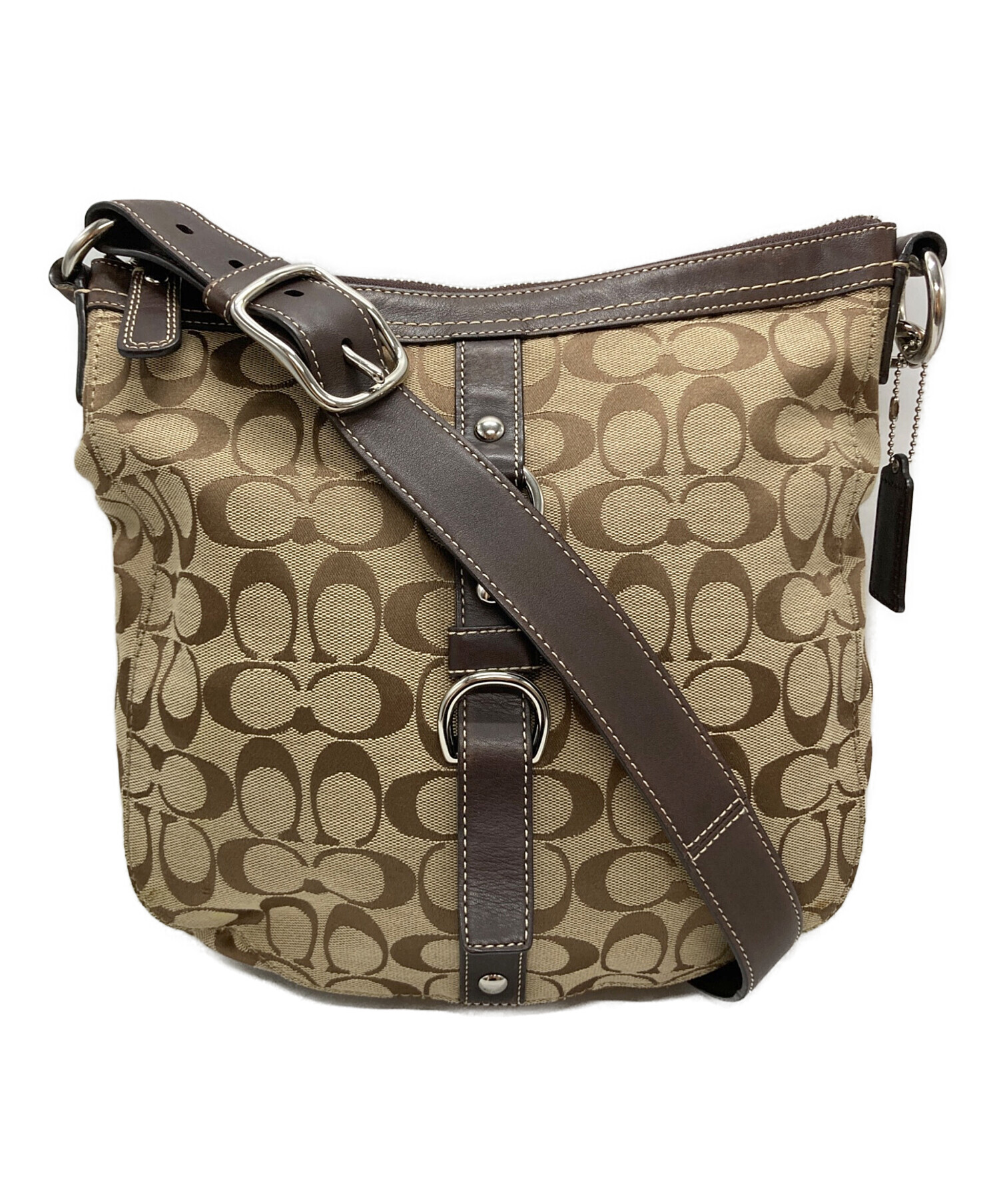 中古・古着通販】COACH (コーチ) シグネチャーショルダーバッグ