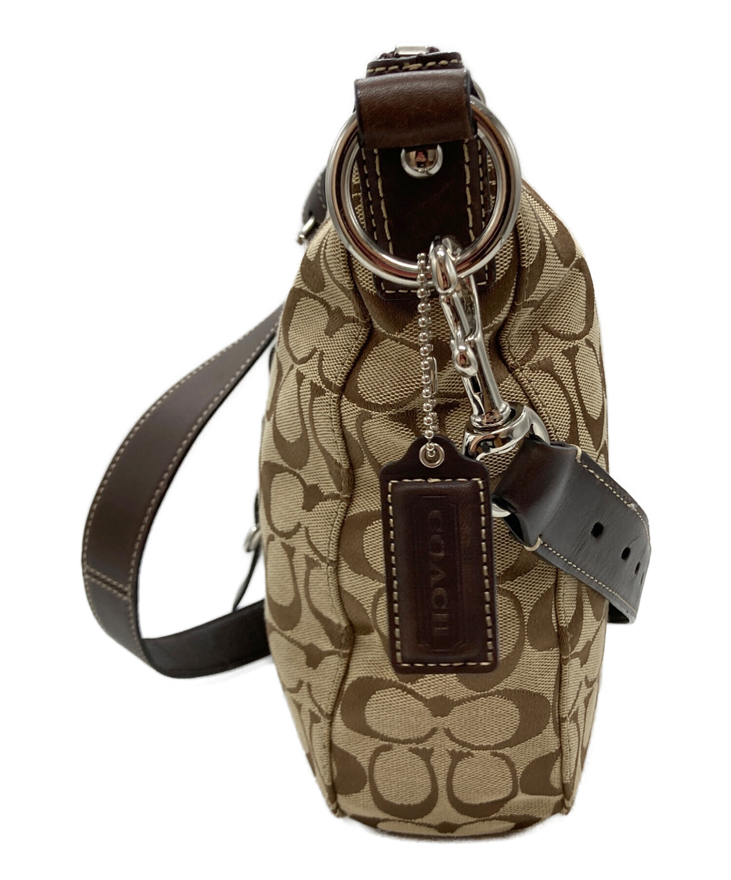 中古・古着通販】COACH (コーチ) シグネチャーショルダーバッグ