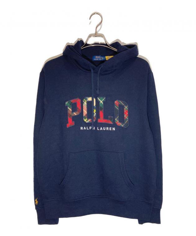 【新品同様】現行タグ　Polo Ralph Lauren ネイビー パーカー 中古・古着通販】POLO RALPH LAUREN (ポロ・ラルフローレン) チェック