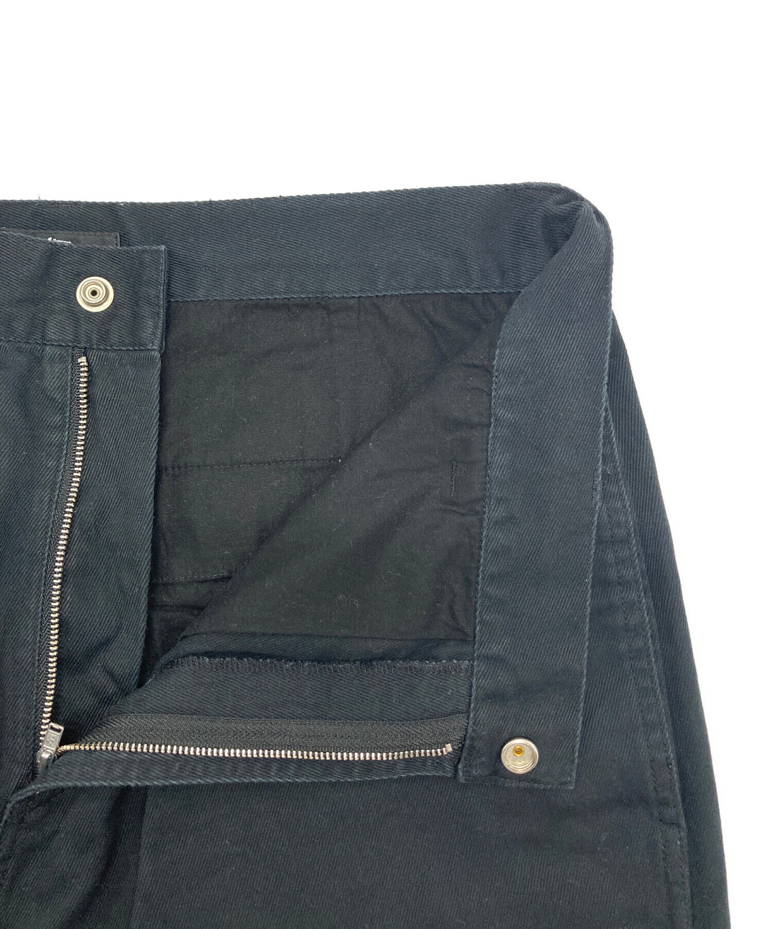 中古・古着通販】stussy (ステューシー) ワークパンツ ブラック サイズ