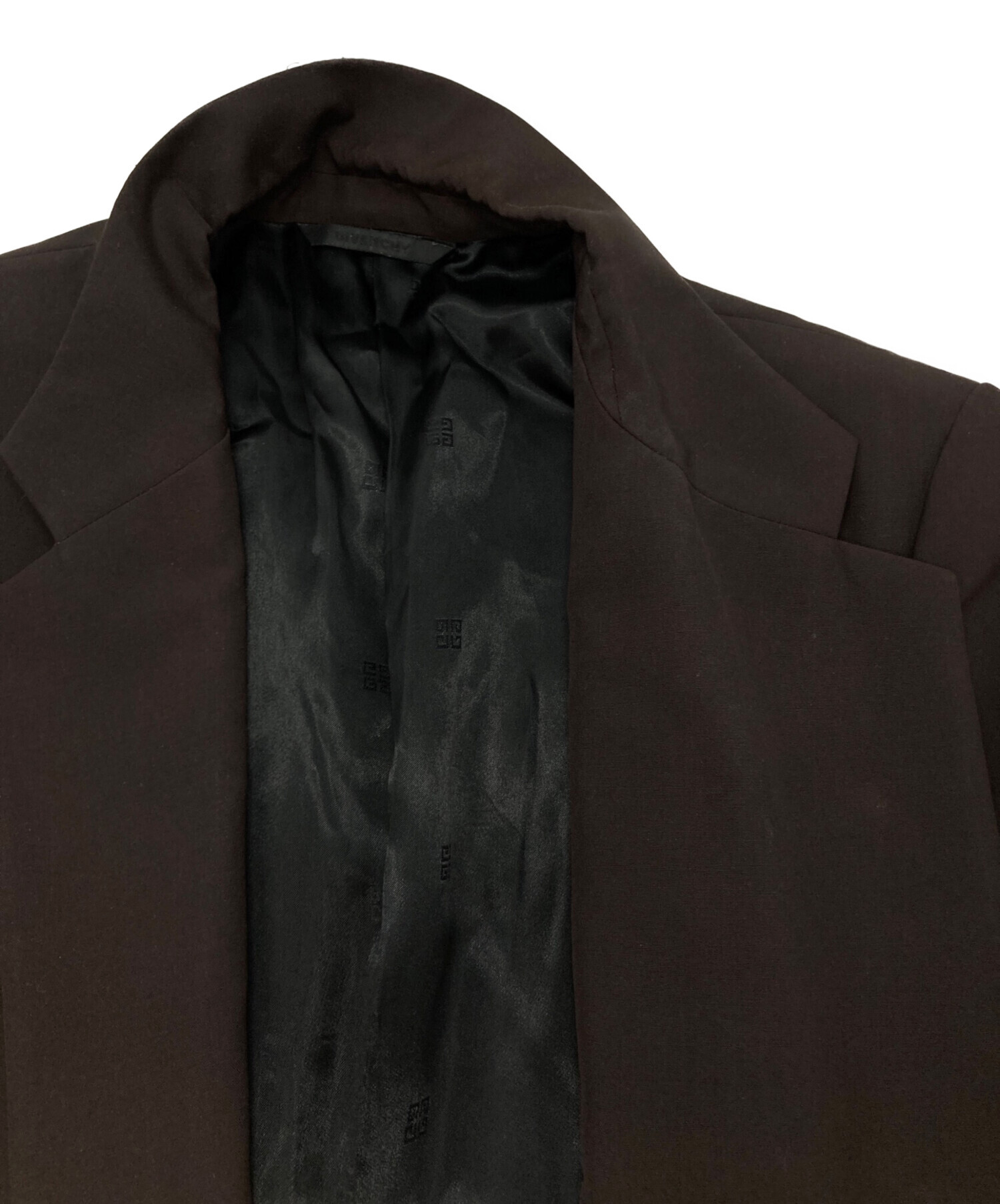 GIVENCHY テーラードジャケット　ブラック　46 中古・古着通販】GIVENCHY (ジバンシィ) テーラードジャケット