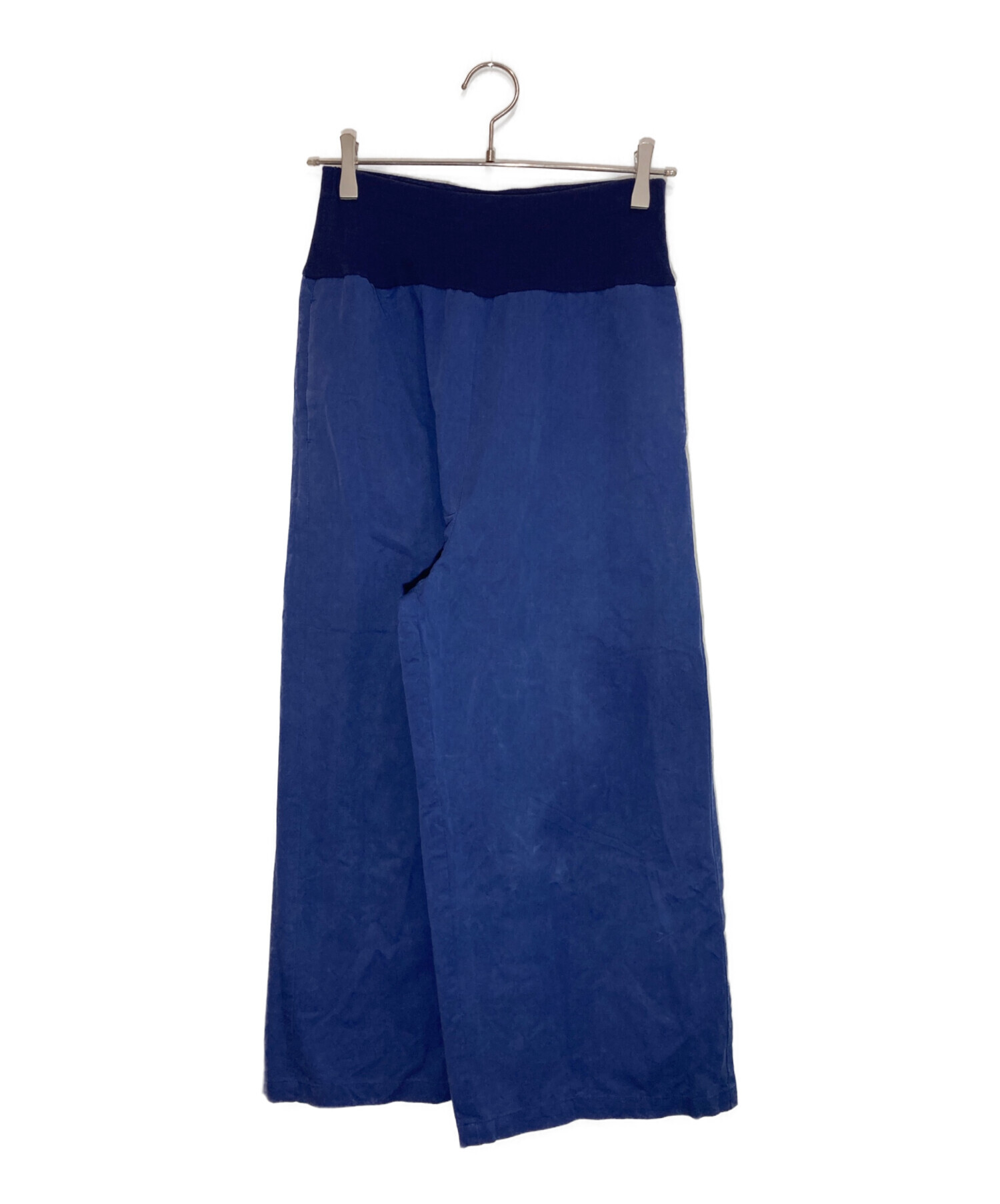 美品 BEARDSLEY ウエストリブキュロットパンツ ワイドパンツ F 中古・古着通販】BEARDSLEY (ビアズリー) ウエストリブワイドパンツ