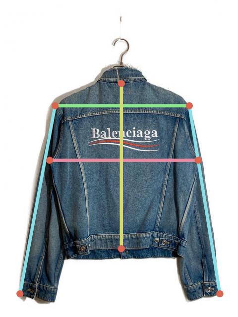 中古・古着通販】BALENCIAGA (バレンシアガ) Denim Embroidered Jacket