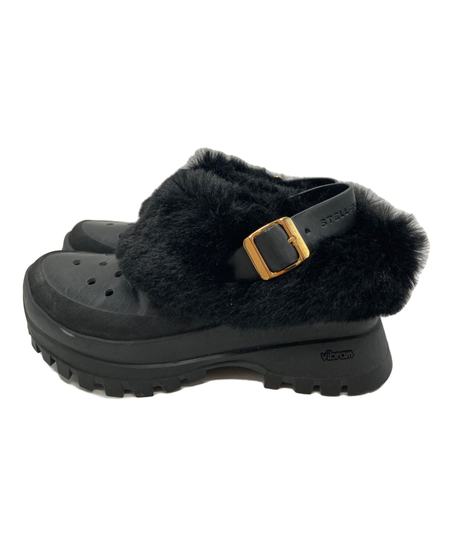【未使用】Stella McCartney ウェッジサンダル 黒 ヒョウ柄 37 中古・古着通販】STELLA McCARTNEY (ステラマッカートニー) trace