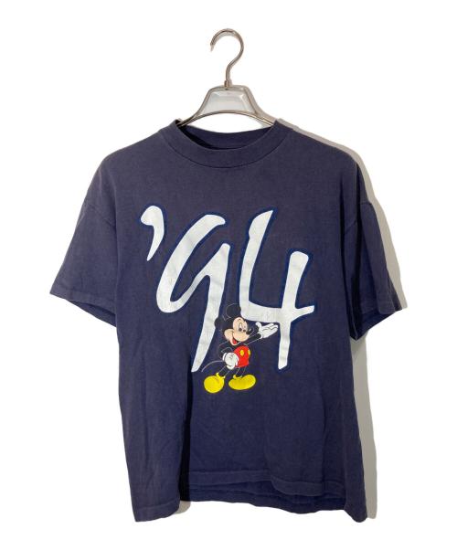 中古・古着通販】Disney (ディズニー) 90sプリントTシャツ ネイビー