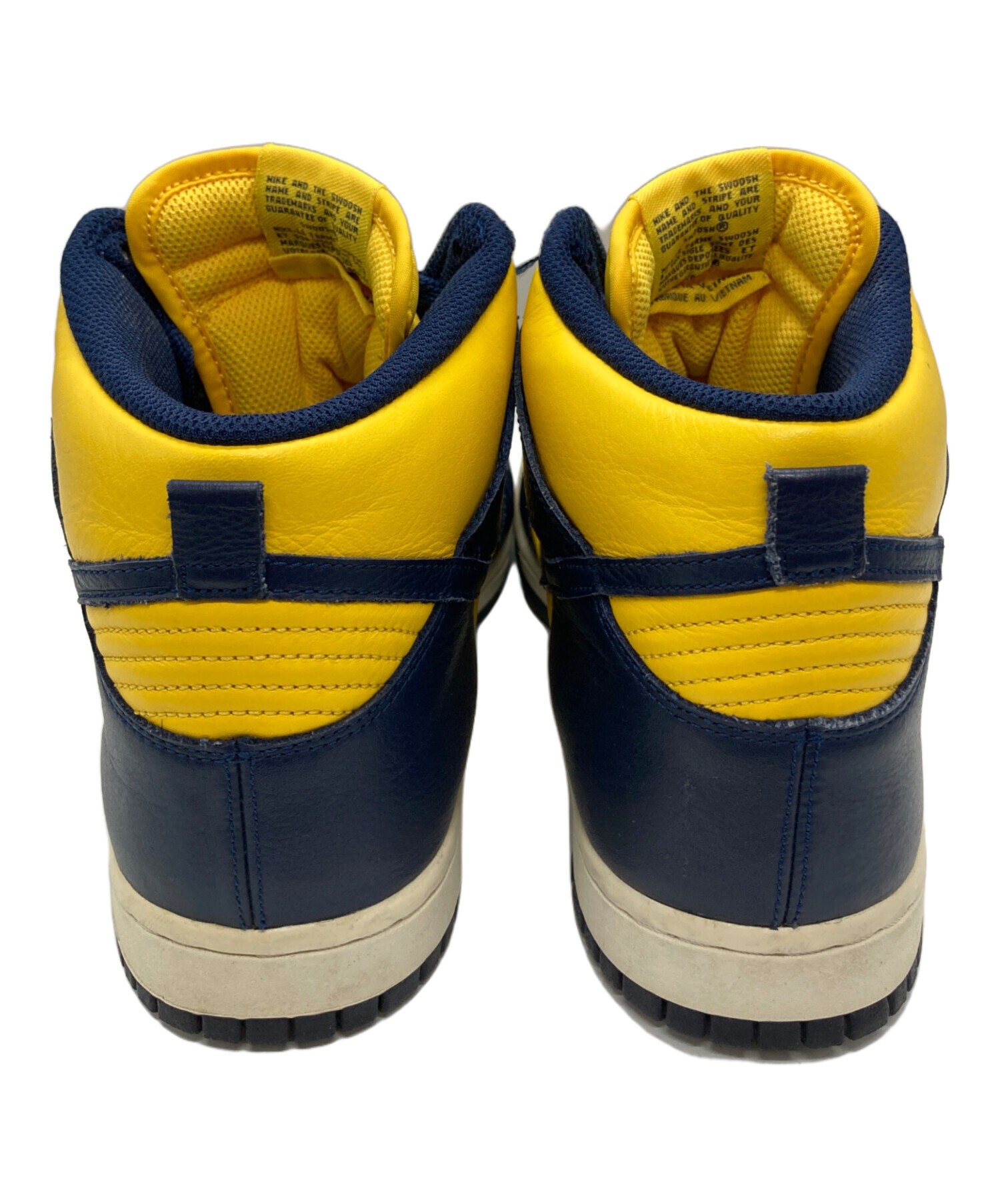 中古・古着通販】NIKE (ナイキ) DUNK HIGH RETRO QS MICHIGAN イエロー 