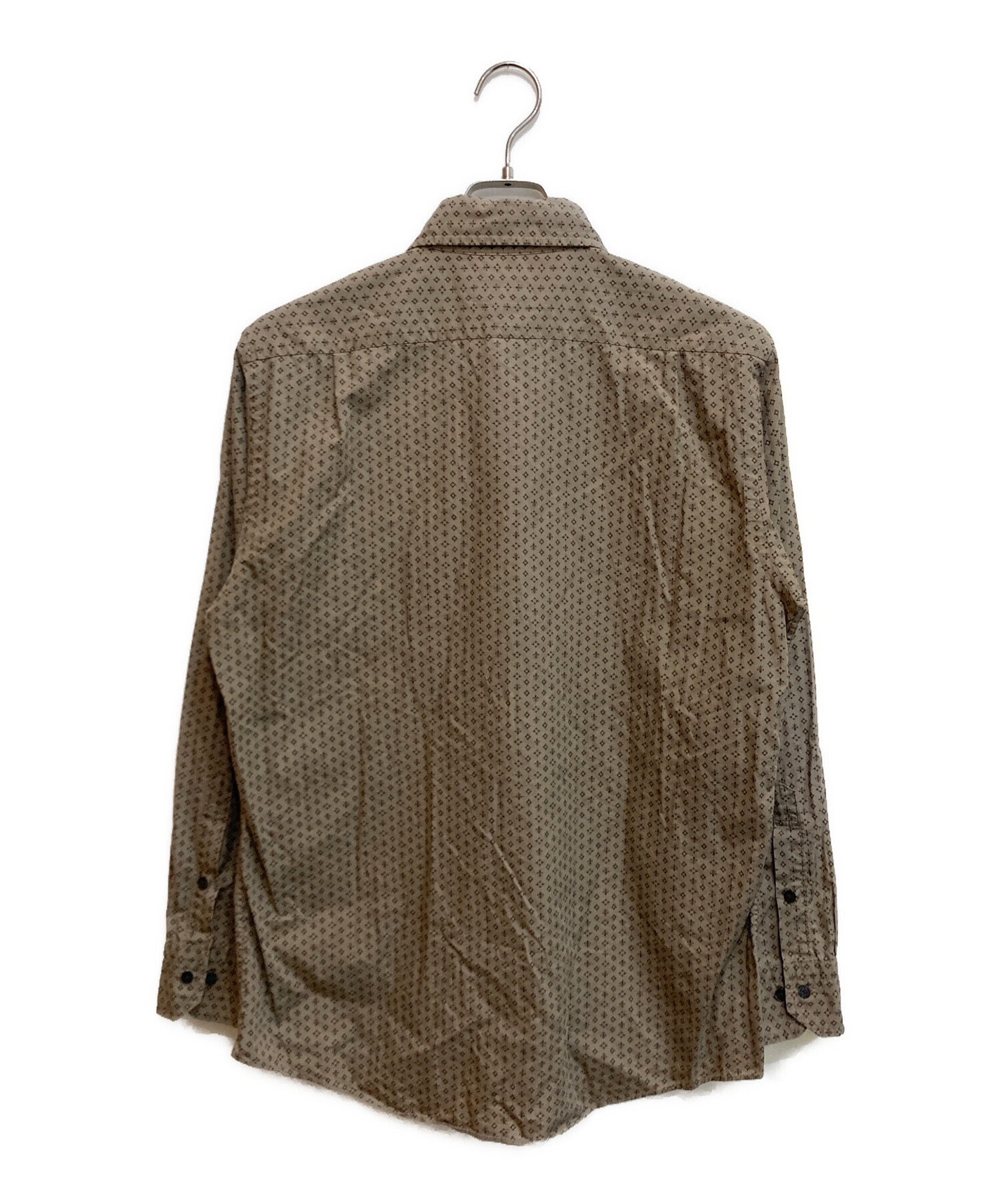 【廃盤レア物 美品】バーバリーブラックレーベル 総柄シャツ サイズ2 M相当 中古・古着通販】BURBERRY BLACK LABEL (バーバリーブラックレーベル
