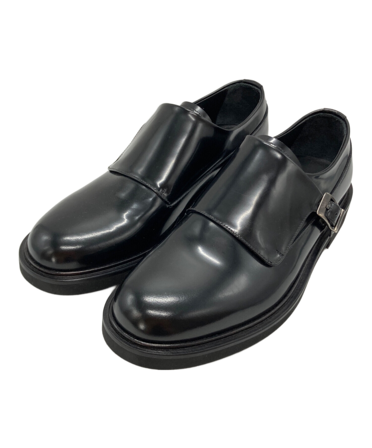 EMPORIO ARMANI シューズ（その他） 8(27cm位) 茶 【古着】【中古】 中古・古着通販】EMPORIO ARMANI (エンポリオ アルマーニ) モンク
