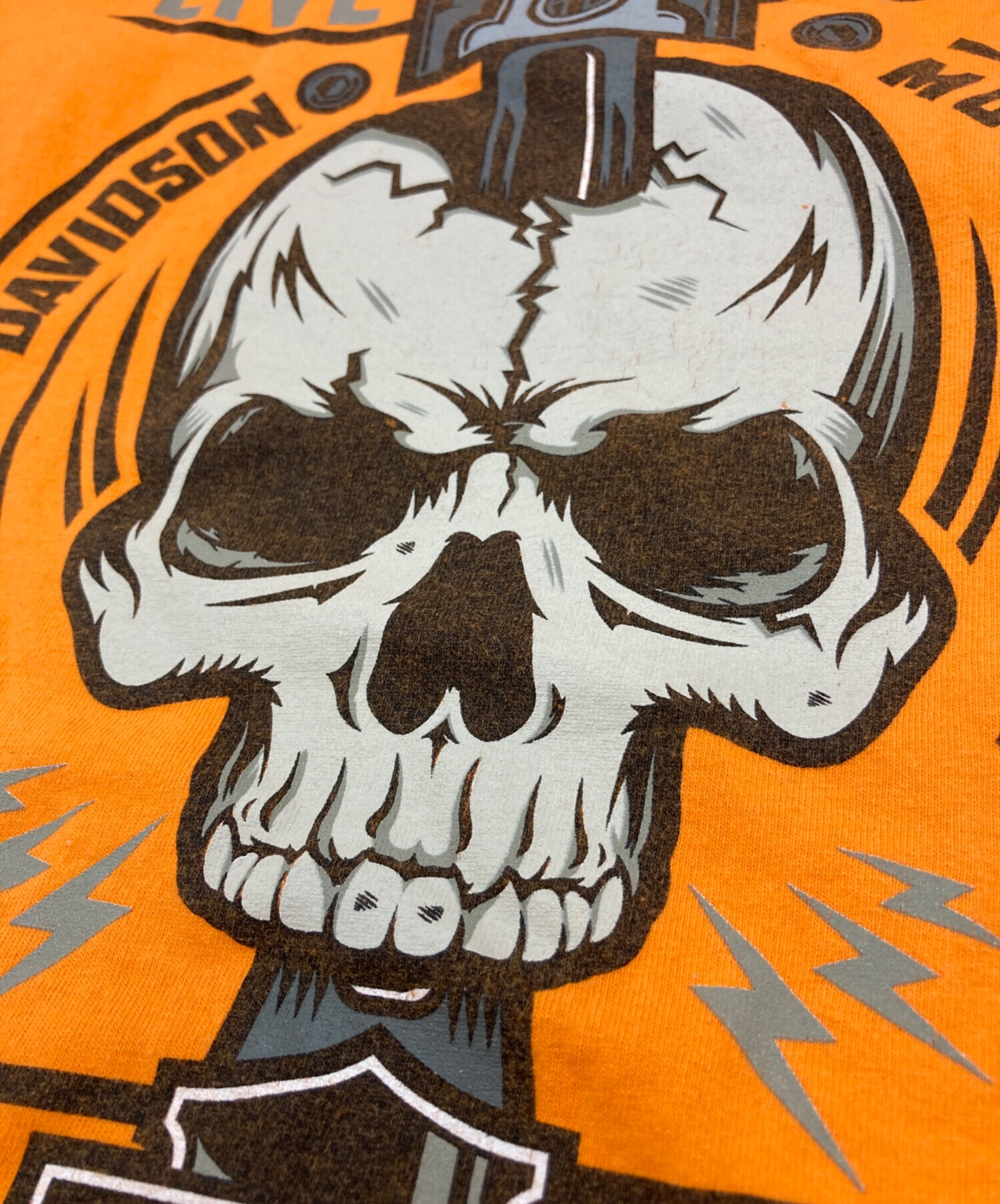 中古・古着通販】HARLEY-DAVIDSON (ハーレーダビッドソン) プリントT