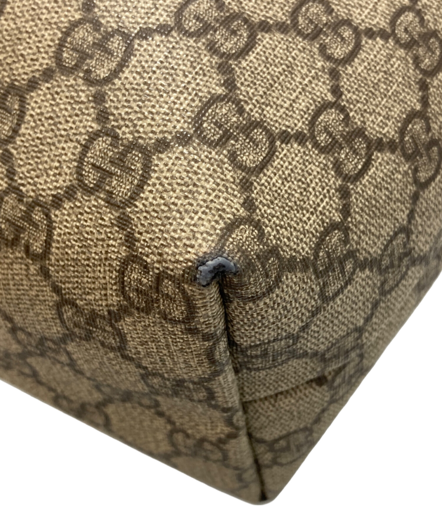 中古・古着通販】GUCCI (グッチ) GGスプリーム トートバッグ ベージュ