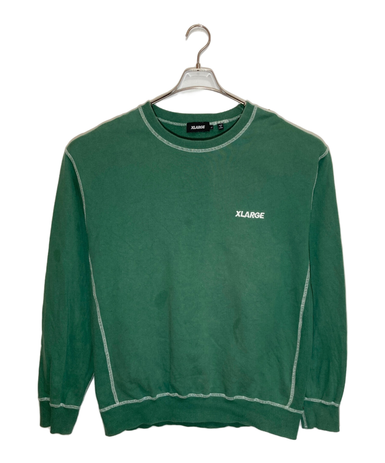 中古・古着通販】X-LARGE (エクストララージ) STITCH CREWNECK SWEAT