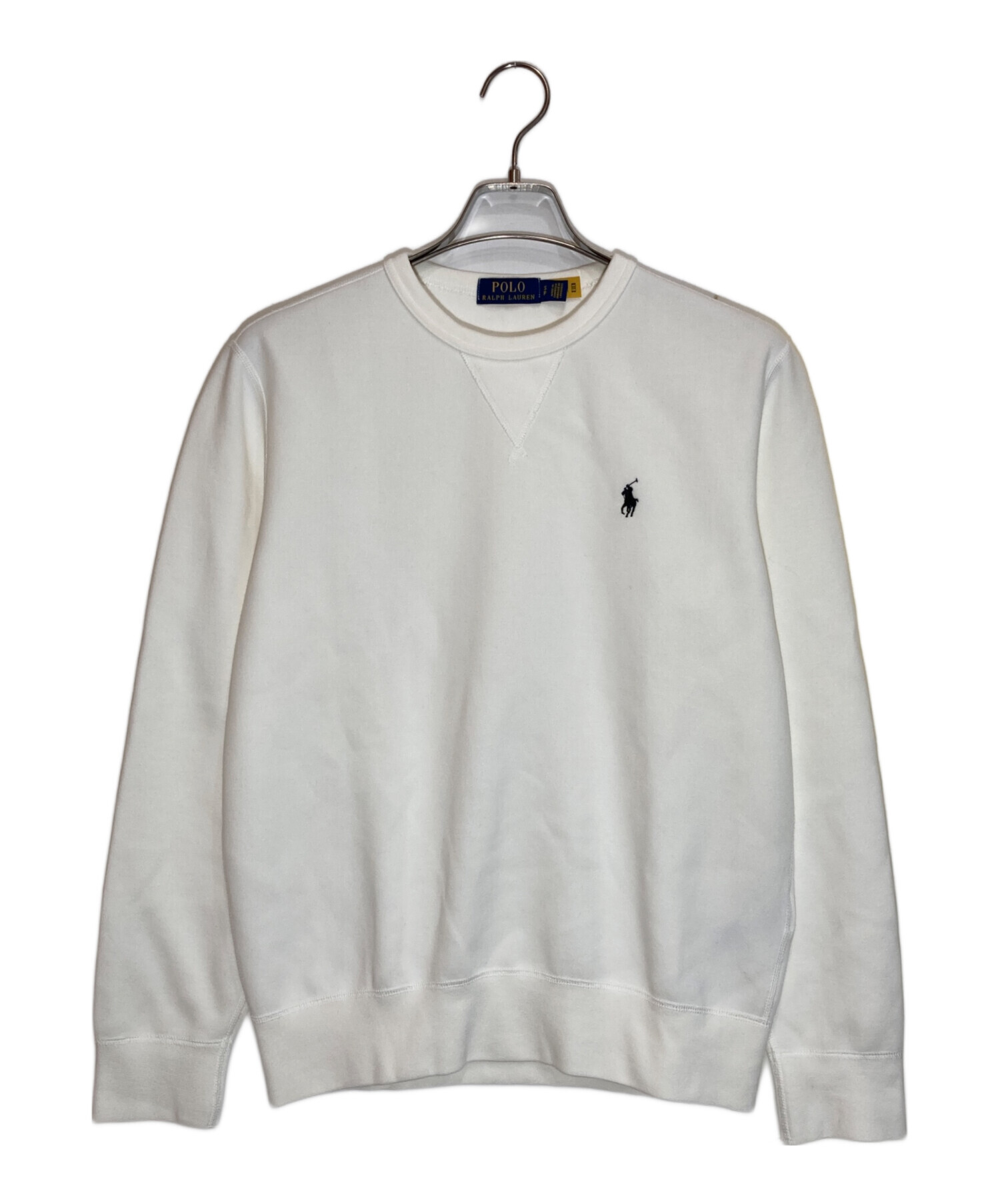 Polo Ralph Lauren ホワイト ポロラルフローレン　スウェット S 中古・古着通販】POLO RALPH LAUREN (ポロ・ラルフローレン) Vガゼット