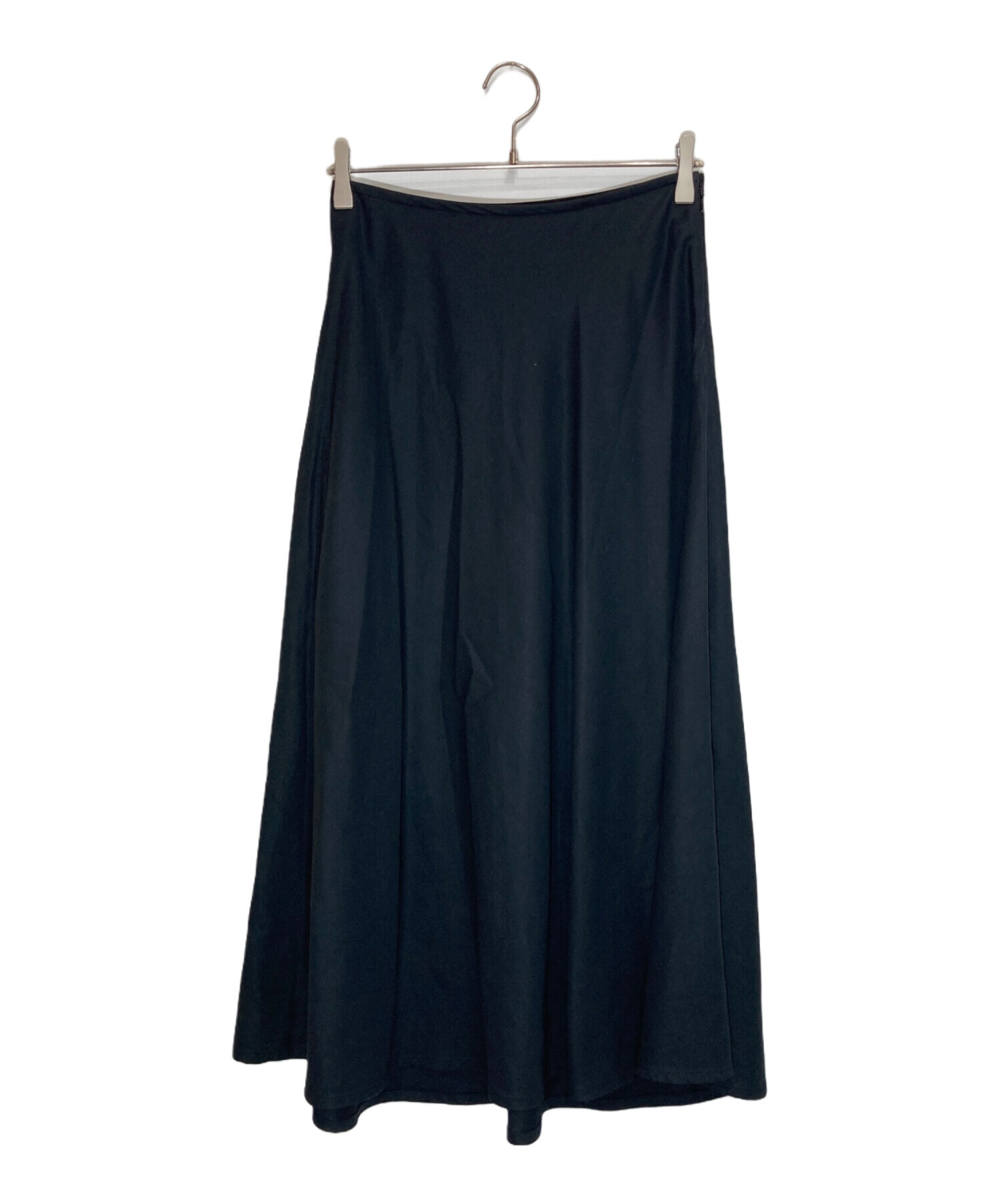 ヨウジヤマモトブラック フレアロングスカート 中古・古着通販】yohji yamamoto+Noir (ヨウジヤマモトプリュス