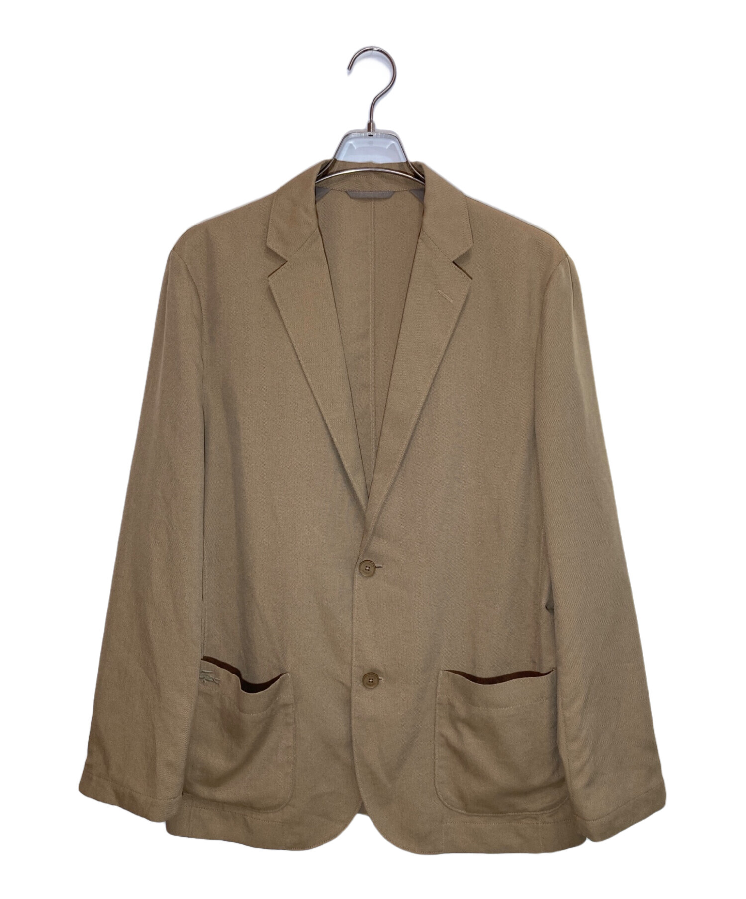中古・古着通販】LACOSTE (ラコステ) テーラードジャケット ベージュ 