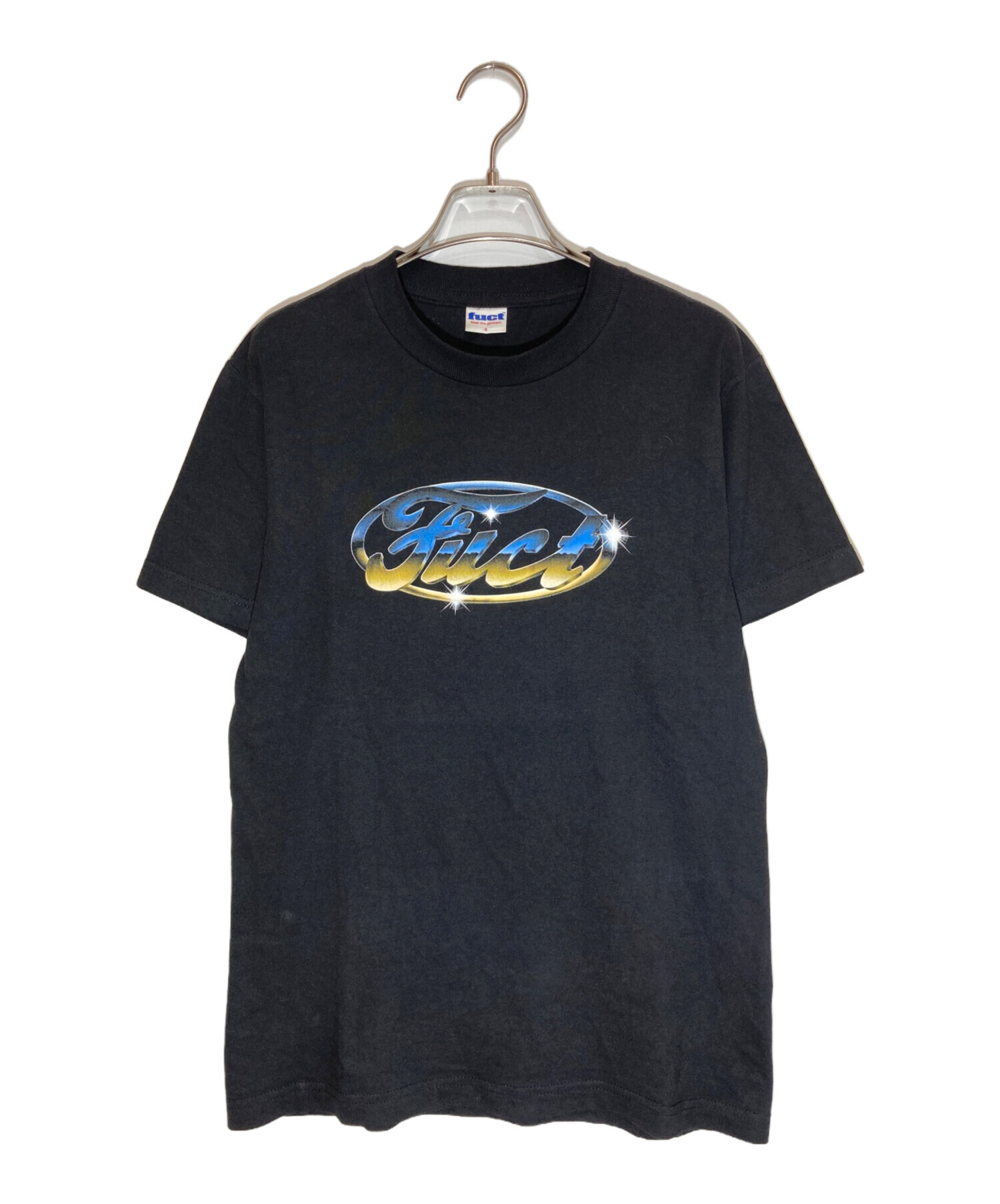 fuct グラフィックプリント Tシャツ M ブラック 中古・古着通販】FUCT (ファクト) プリントTシャツ ブラック サイズ:S