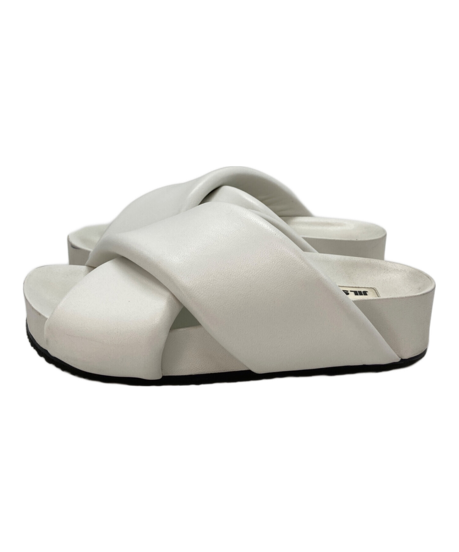 中古・古着通販】JIL SANDER (ジルサンダー) クロスストラップサンダル