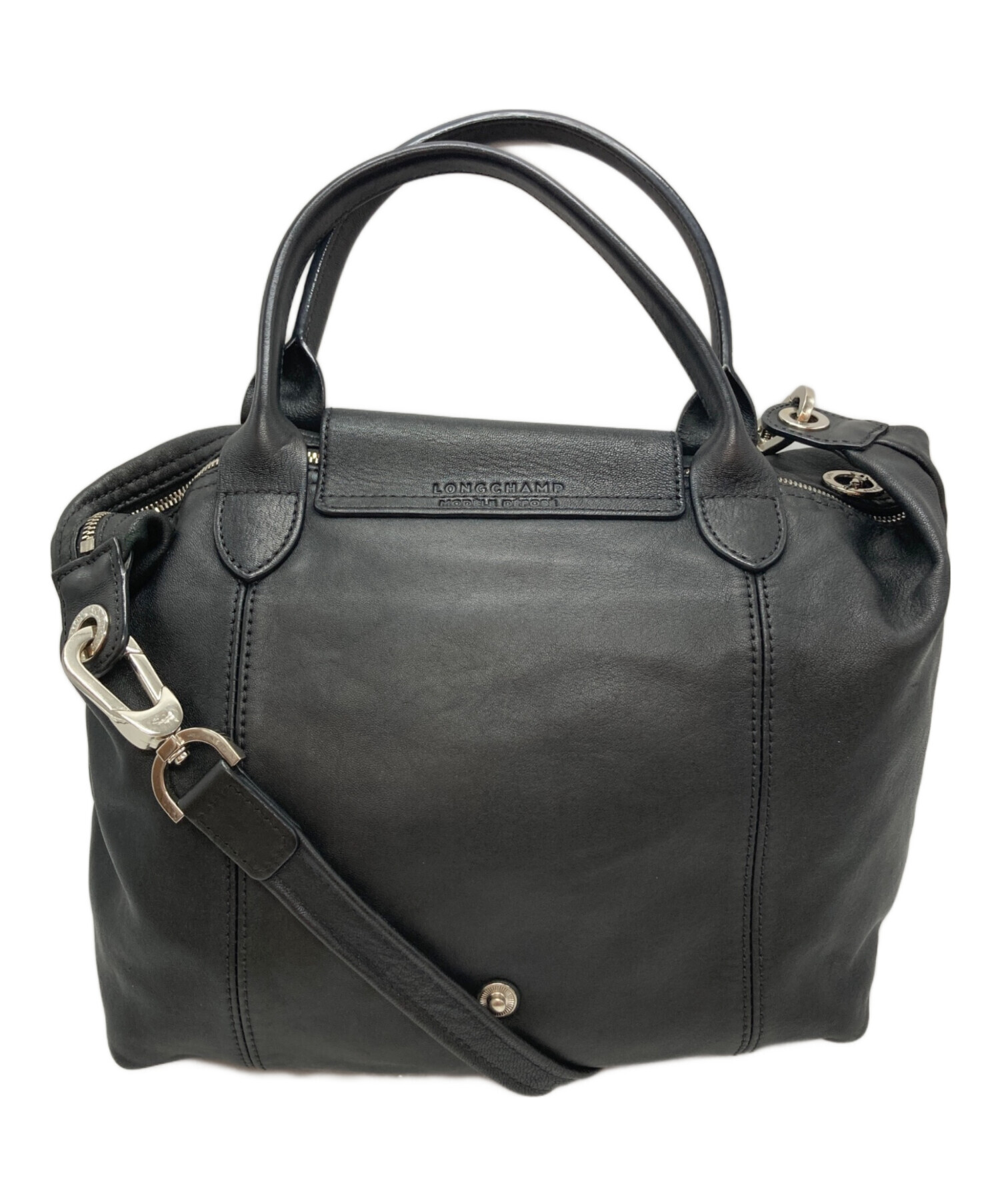 中古・古着通販】LONGCHAMP (ロンシャン) ル・プリアージュ キュイール