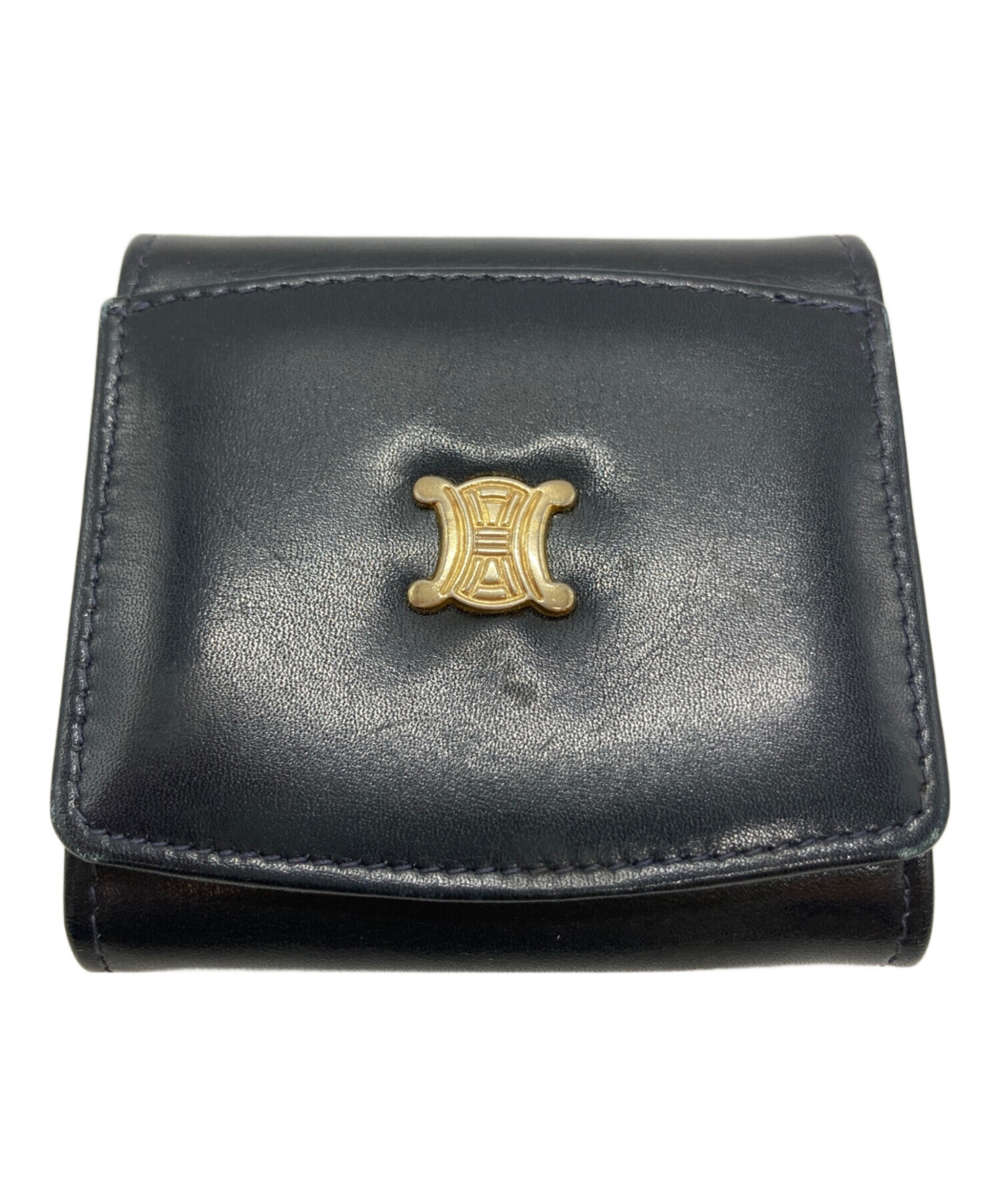 中古・古着通販】CELINE (セリーヌ) マカダムがま口コインケース