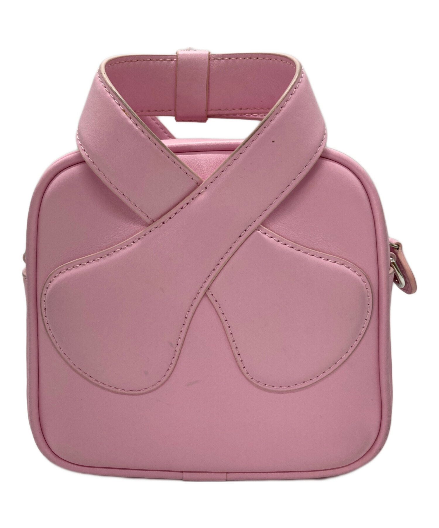【レア】Courreges クレージュ カメラバッグ　ショルダーバッグ　ピンク 中古・古着通販】courreges (クレージュ) ループ2WAYバッグ ピンク