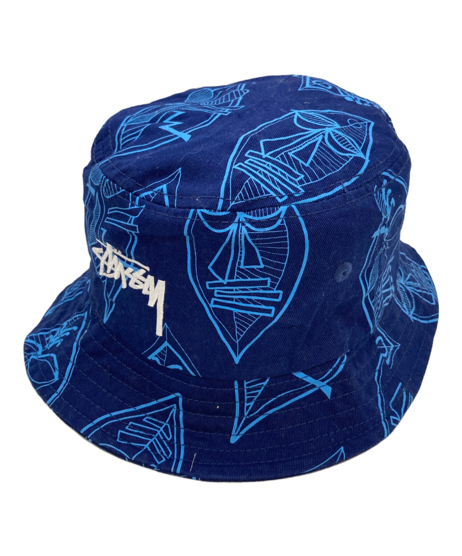 帽子 中古・古着通販】stussy (ステューシー) ZULU BUCKET HAT ブルー