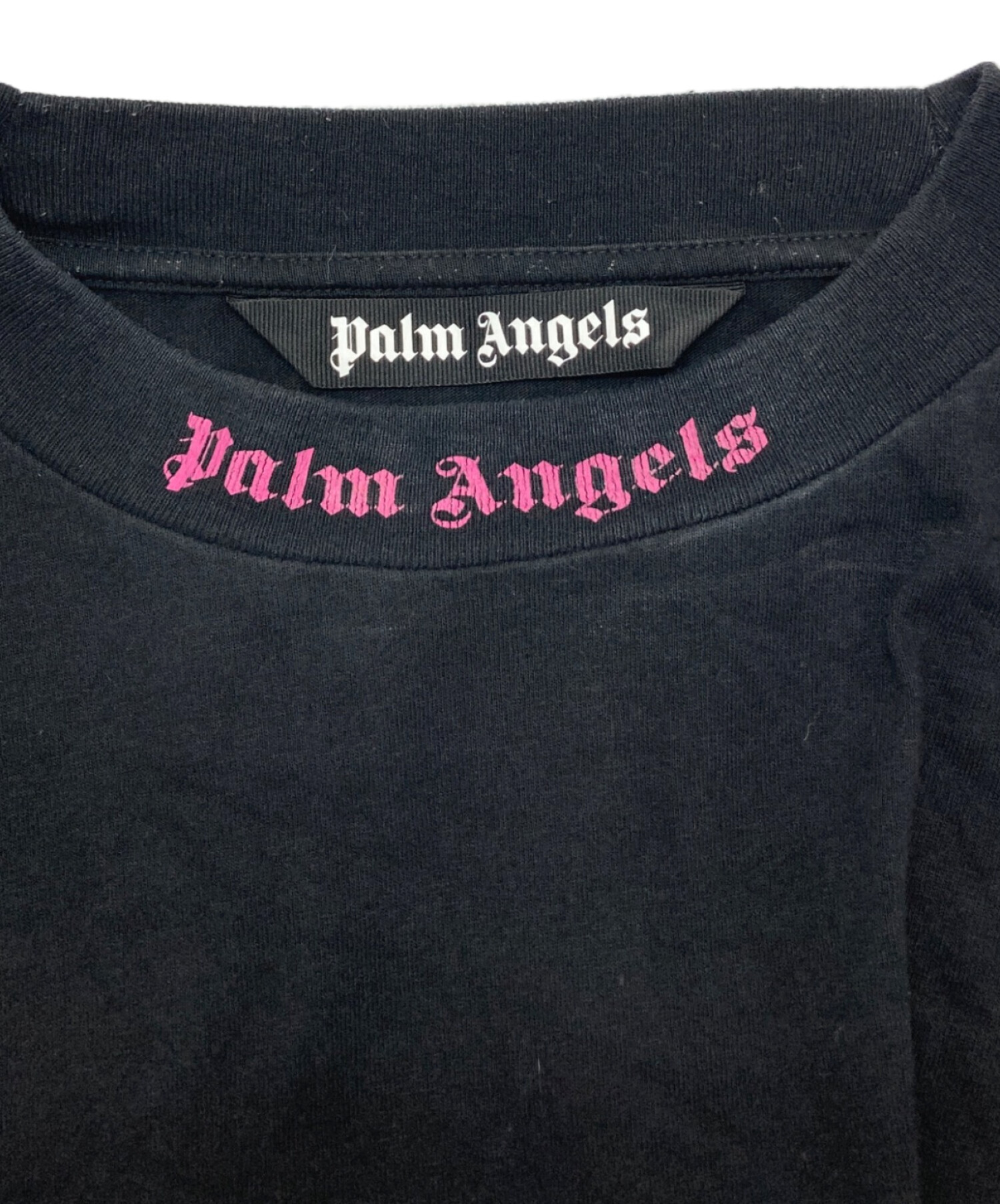 中古・古着通販】Palm Angels (パーム エンジェルス) ロゴ半袖Tシャツ