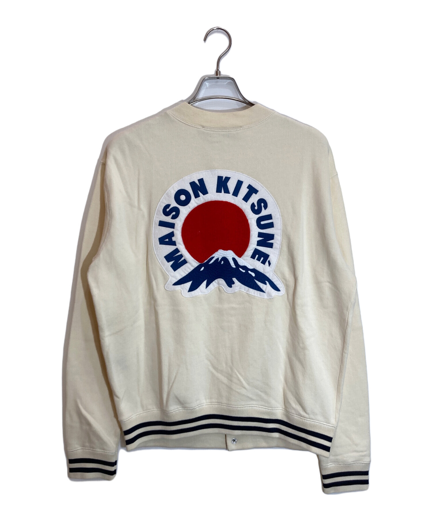 MAISON KITSUNE メゾンキツネ ブルゾン（その他） M 白 【古着】【中古】【送料無料】 中古・古着通販】MAISON KITSUNE (メゾンキツネ) Mont Fuji Teddy