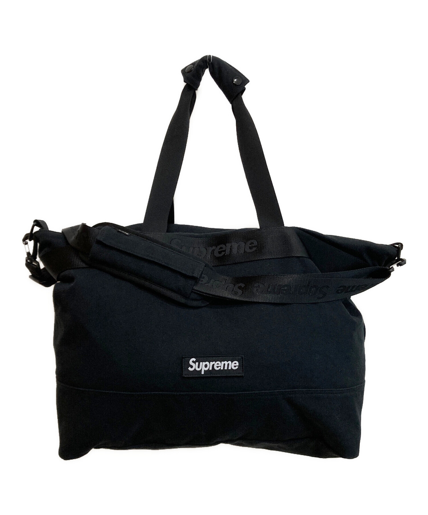 Supreme シュプリーム マフラー  黒 【古着】【中古】【送料無料】 中古・古着通販】Supreme (シュプリーム) Tote Bag Black ブラック