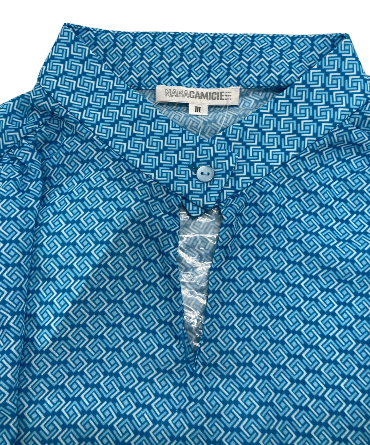 中古・古着通販】NARA CAMICIE (ナラカミーチェ) 幾何柄ジョーゼット