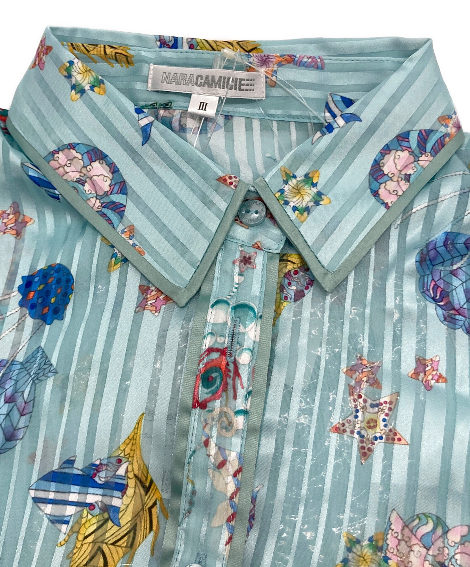 中古・古着通販】NARA CAMICIE (ナラカミーチェ) GENIUS SEA柄ボウタイ
