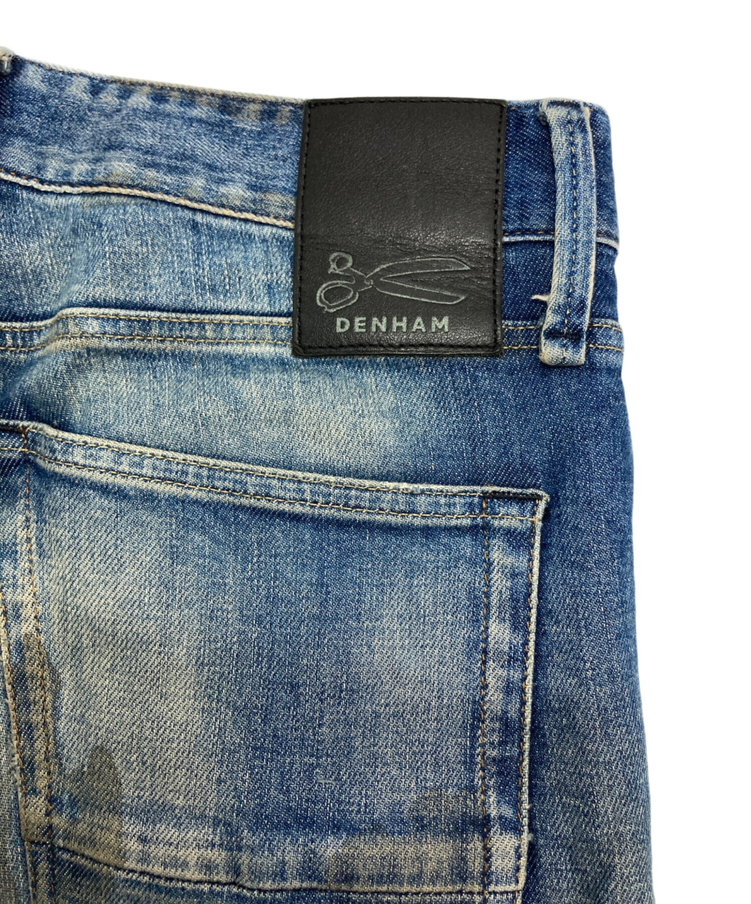 中古・古着通販】Denham (デンハム) リペア加工デニムパンツ