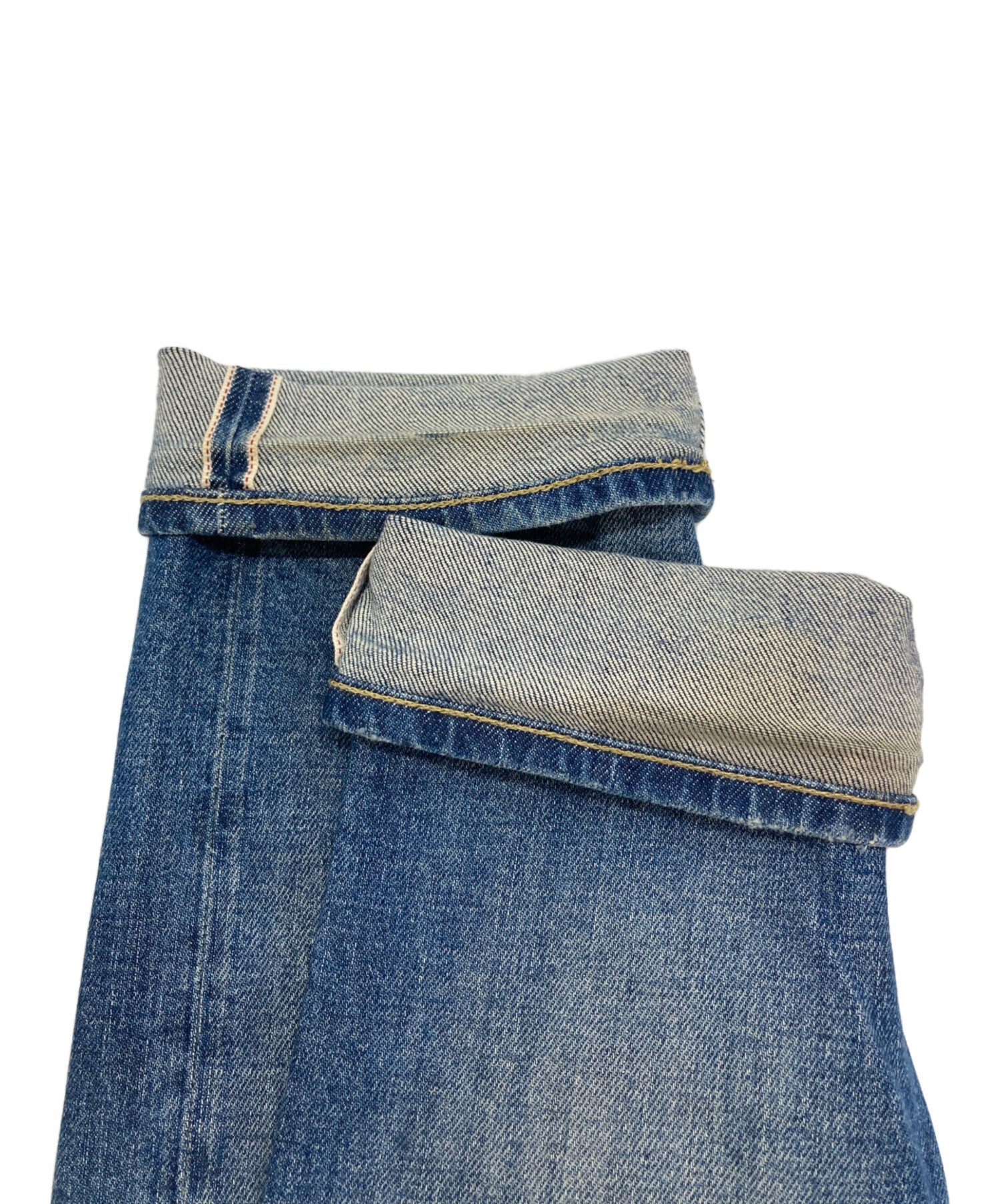 デンハム  リペア加工デニム 中古・古着通販】Denham (デンハム) リペア加工デニムパンツ