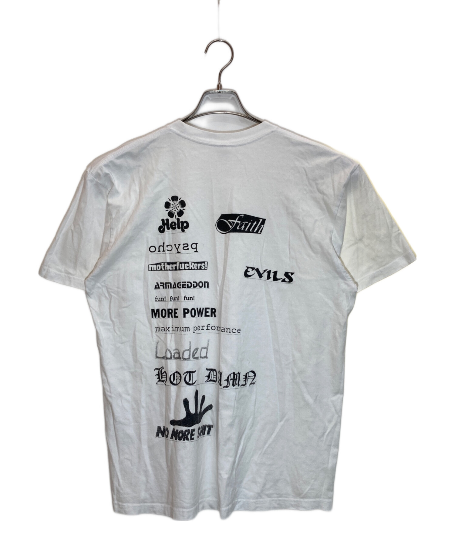 断捨離中　Supreme Tシャツ Sサイズ 中古・古着通販】Supreme (シュプリーム) No More Shit Tee ホワイト