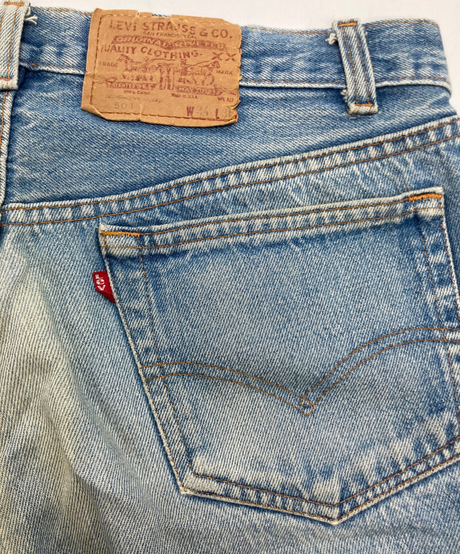 中古・古着通販】LEVI'S (リーバイス) 501XXデニムパンツ ブルー