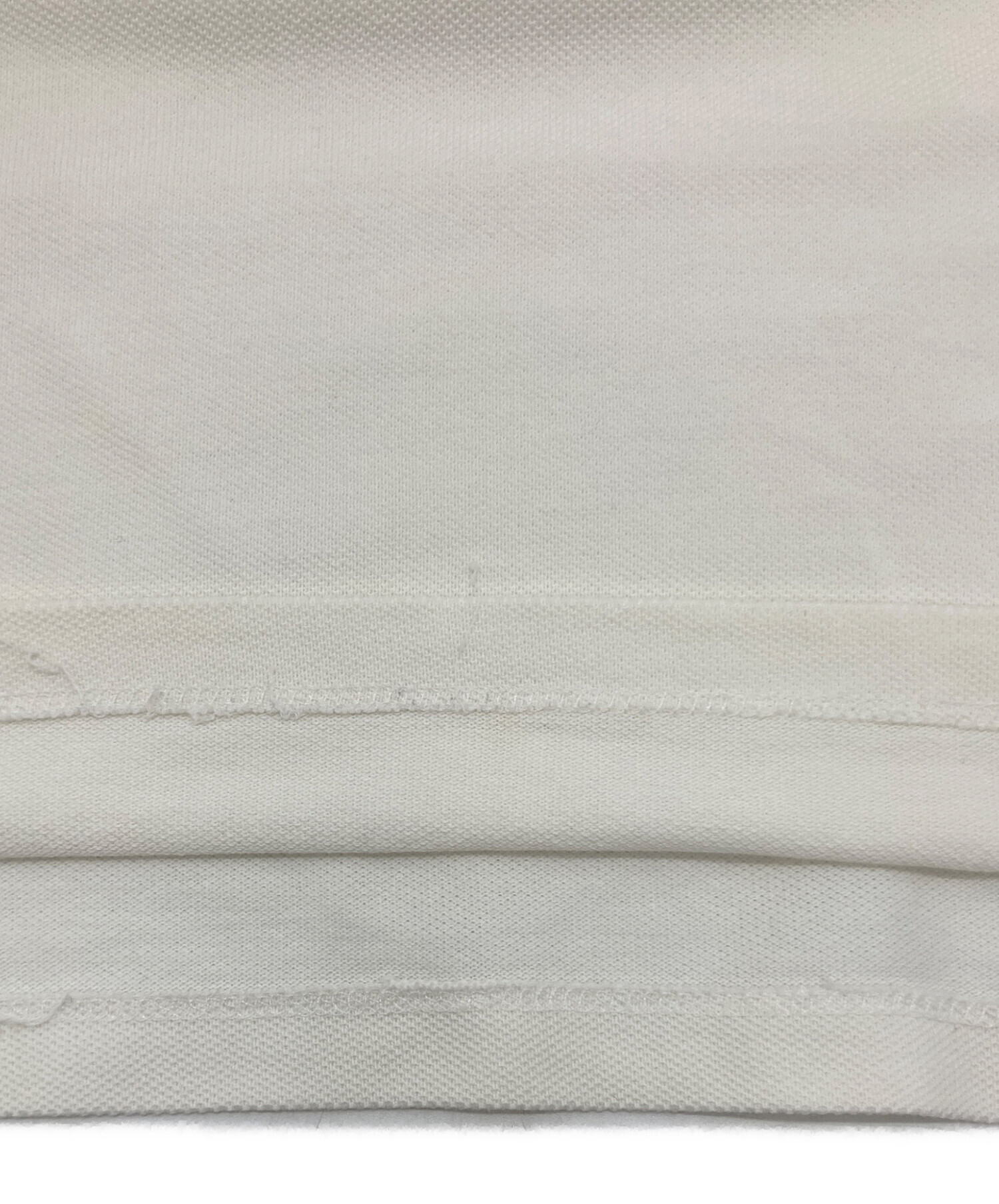 中古・古着通販】MONCLER (モンクレール) ワッペンポロシャツ ホワイト