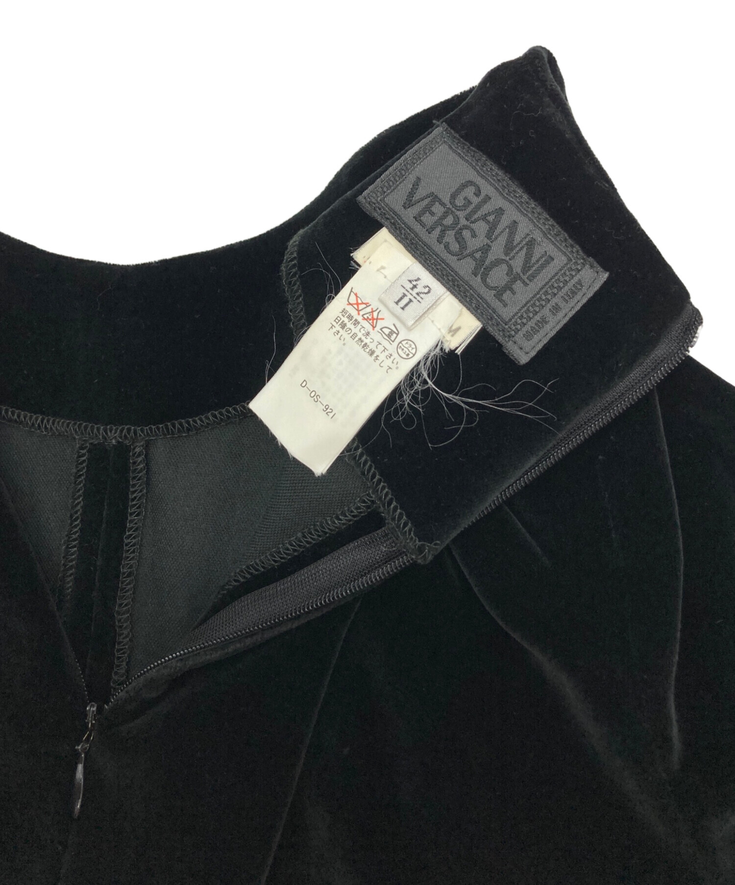 中古・古着通販】GIANNI VERSACE (ジャンニ・ヴェルサーチ) ベロア半袖