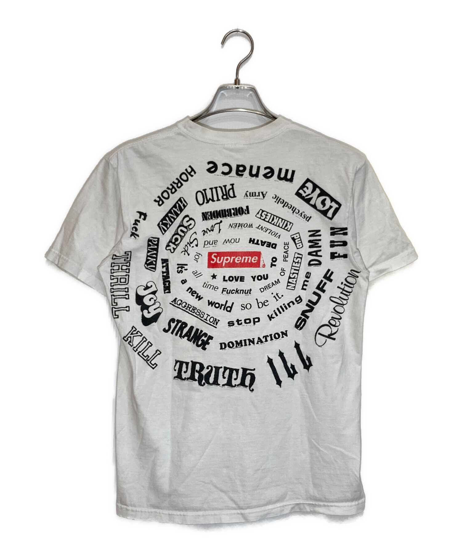 中古・古着通販】Supreme (シュプリーム) Spiral Tee ホワイト サイズ