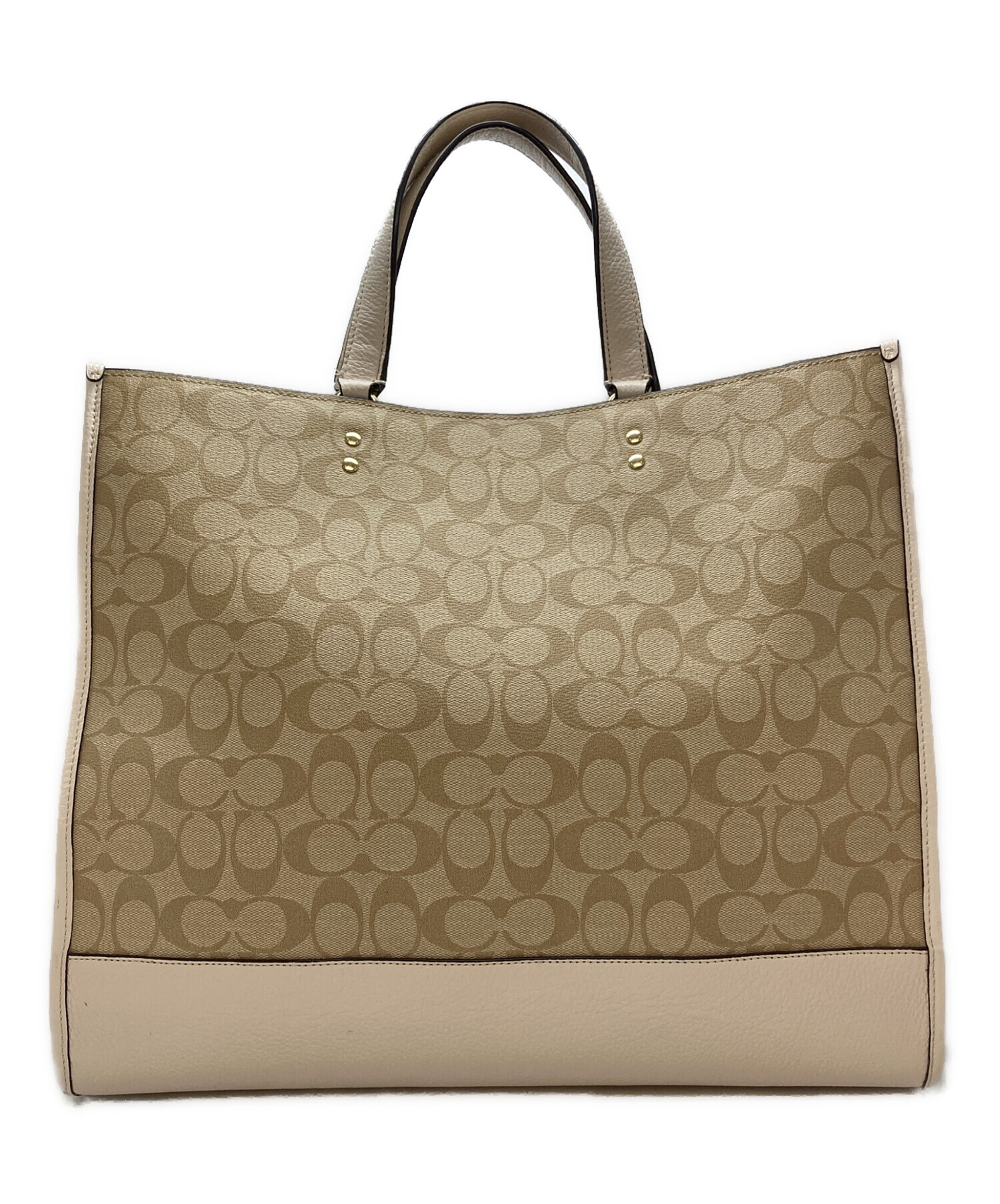 まだまだ使える❤︎ COACH 2way トートバッグ デンプシー 40 中古・古着通販】COACH (コーチ) デンプシートート40 シグネチャー