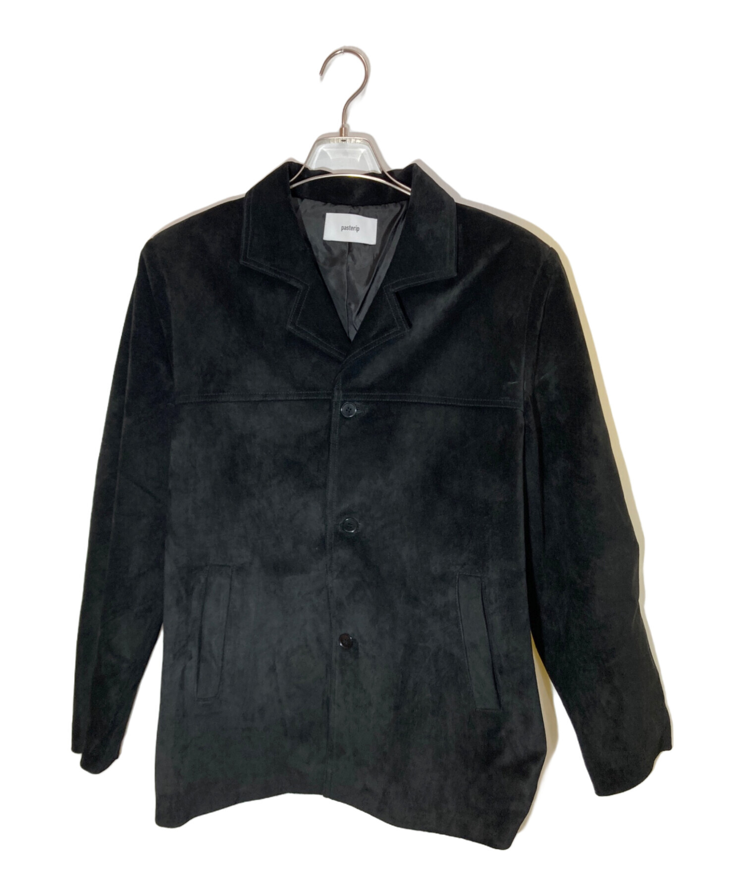 中古・古着通販】pasterip (パセリ) Suede leather jacket ブラック 