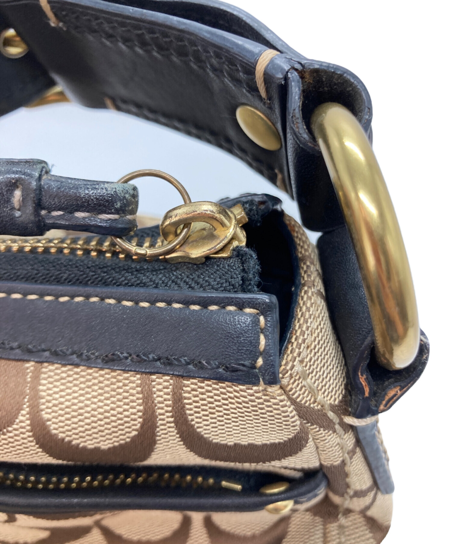 中古・古着通販】COACH (コーチ) レガシーシグネチャー ターンロック