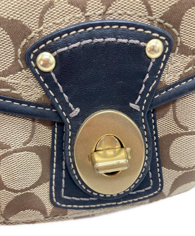 中古・古着通販】COACH (コーチ) レガシーシグネチャー ターンロック