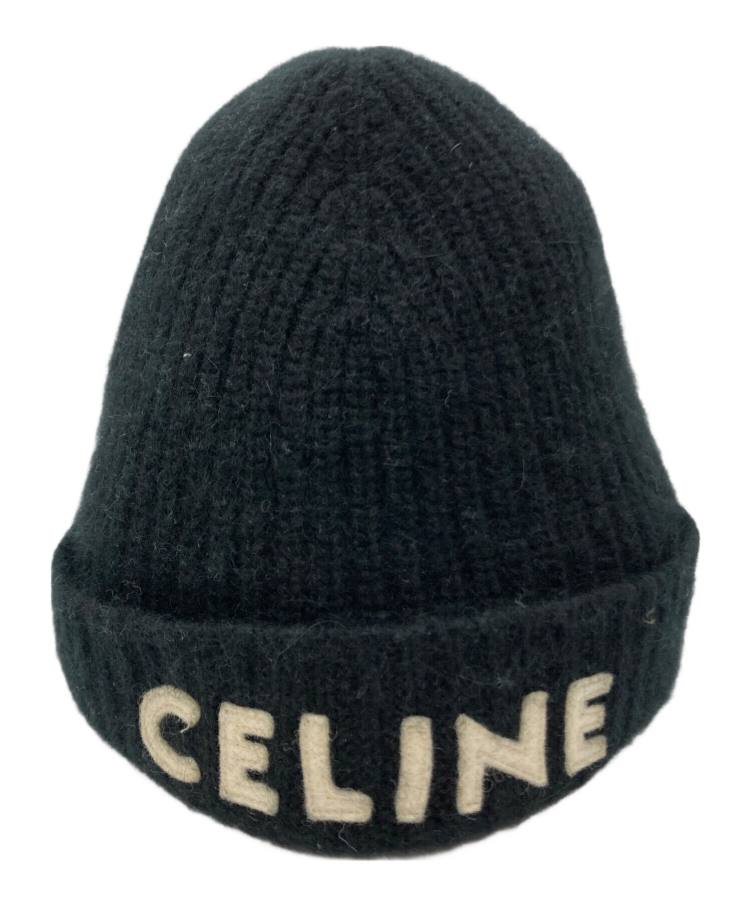 中古・古着通販】CELINE (セリーヌ) エンブロイダリーロゴニット帽