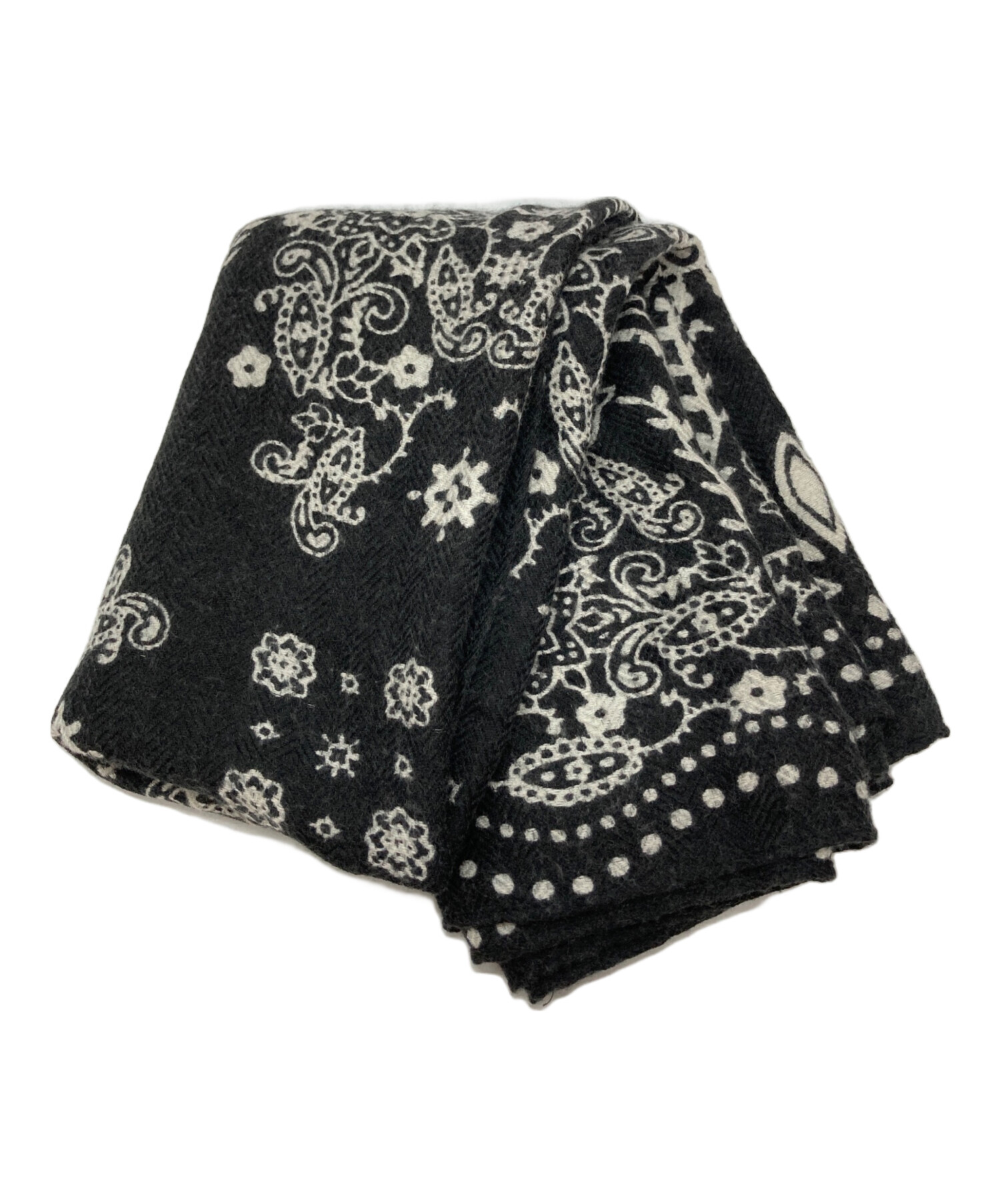 manipuri ウール&シルク　大判ストール　マニプリ　ハンブルク　古地図 中古・古着通販】manipuri (マニプリ) ウールシルクストール120