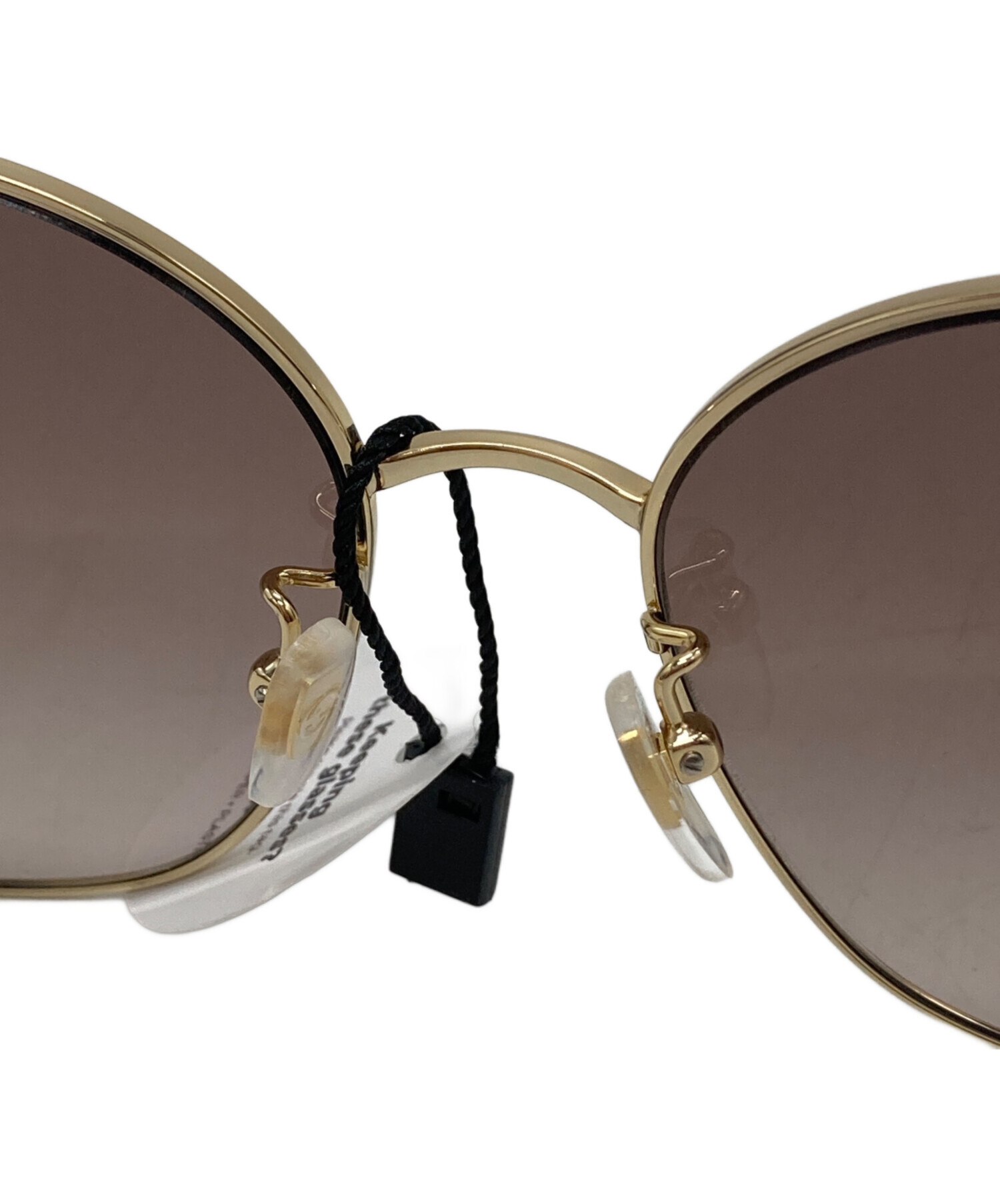 中古・古着通販】GUCCI (グッチ) サングラス ゴールド×バーガンディー