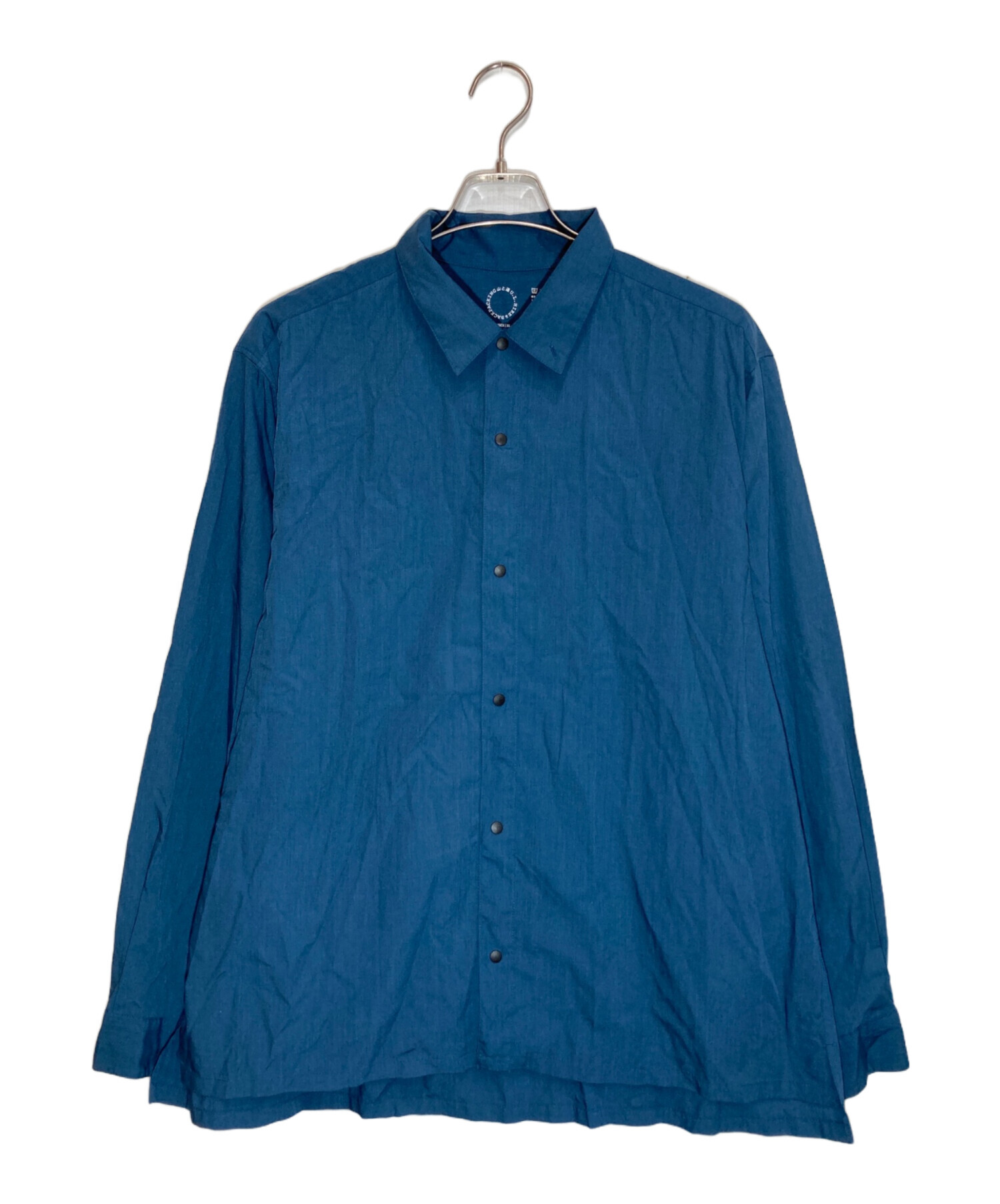 中古・古着通販】山と道 (ヤマトミチ) Bamboo Shirt ブルー サイズ:XL