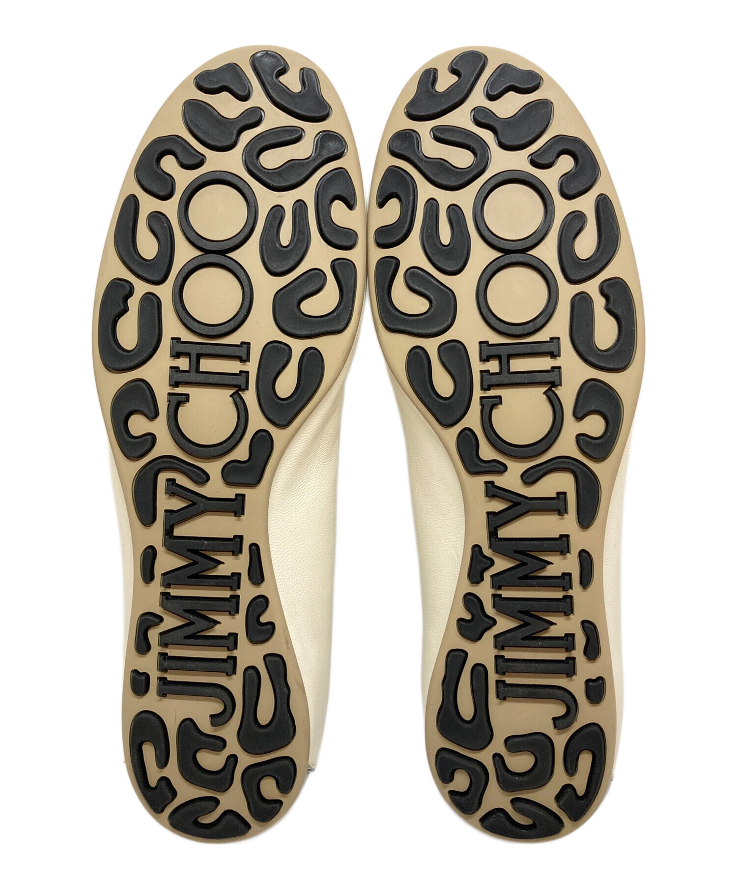 中古・古着通販】JIMMY CHOO (ジミーチュウ) パイピングリボンバレエ