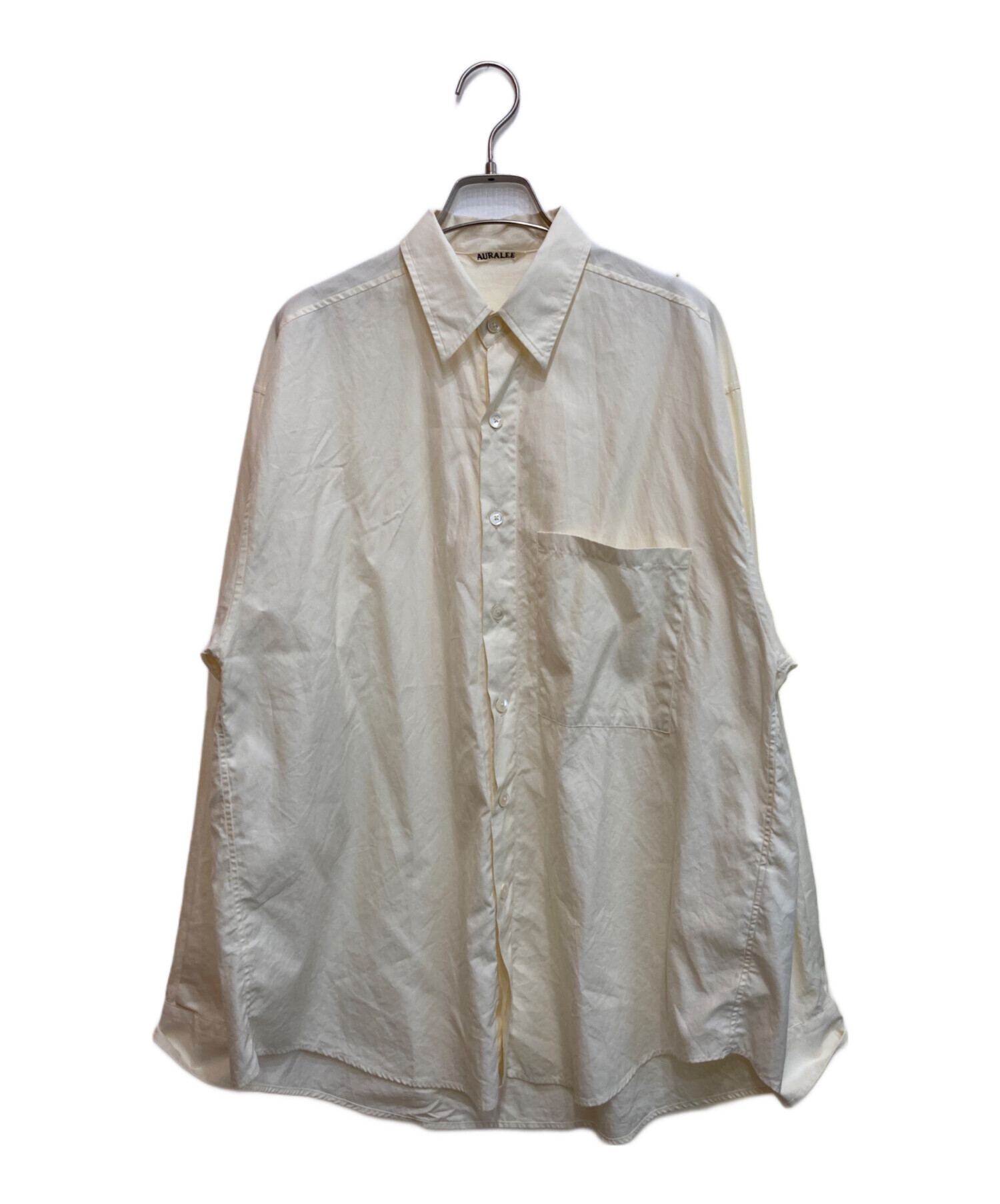 中古・古着通販】AURALEE (オーラリー) WASHED FINX TWILL BIG SHIRTS